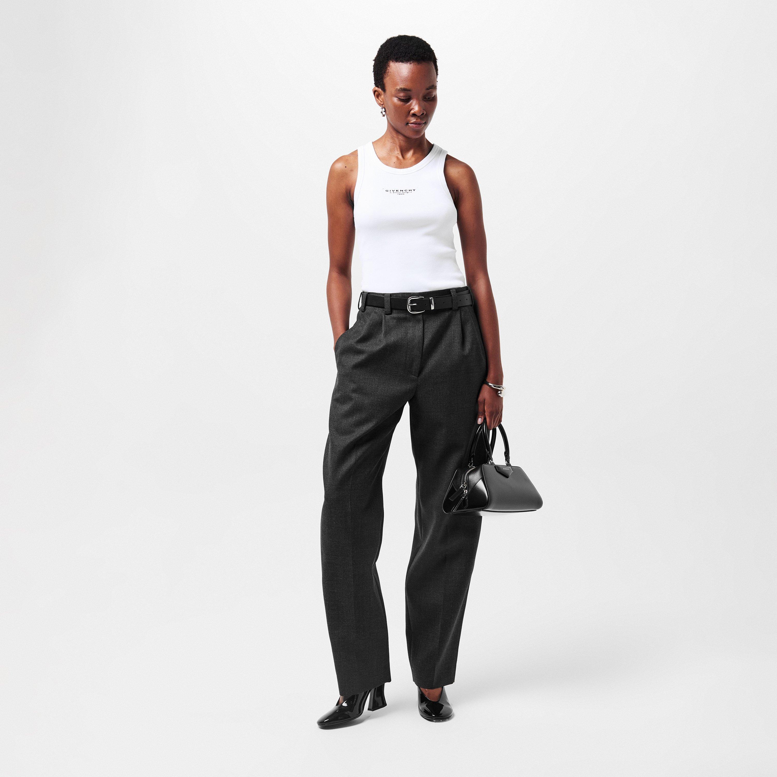 Black - GIVENCHY - Womens Small Antigona East-West Bag - 6