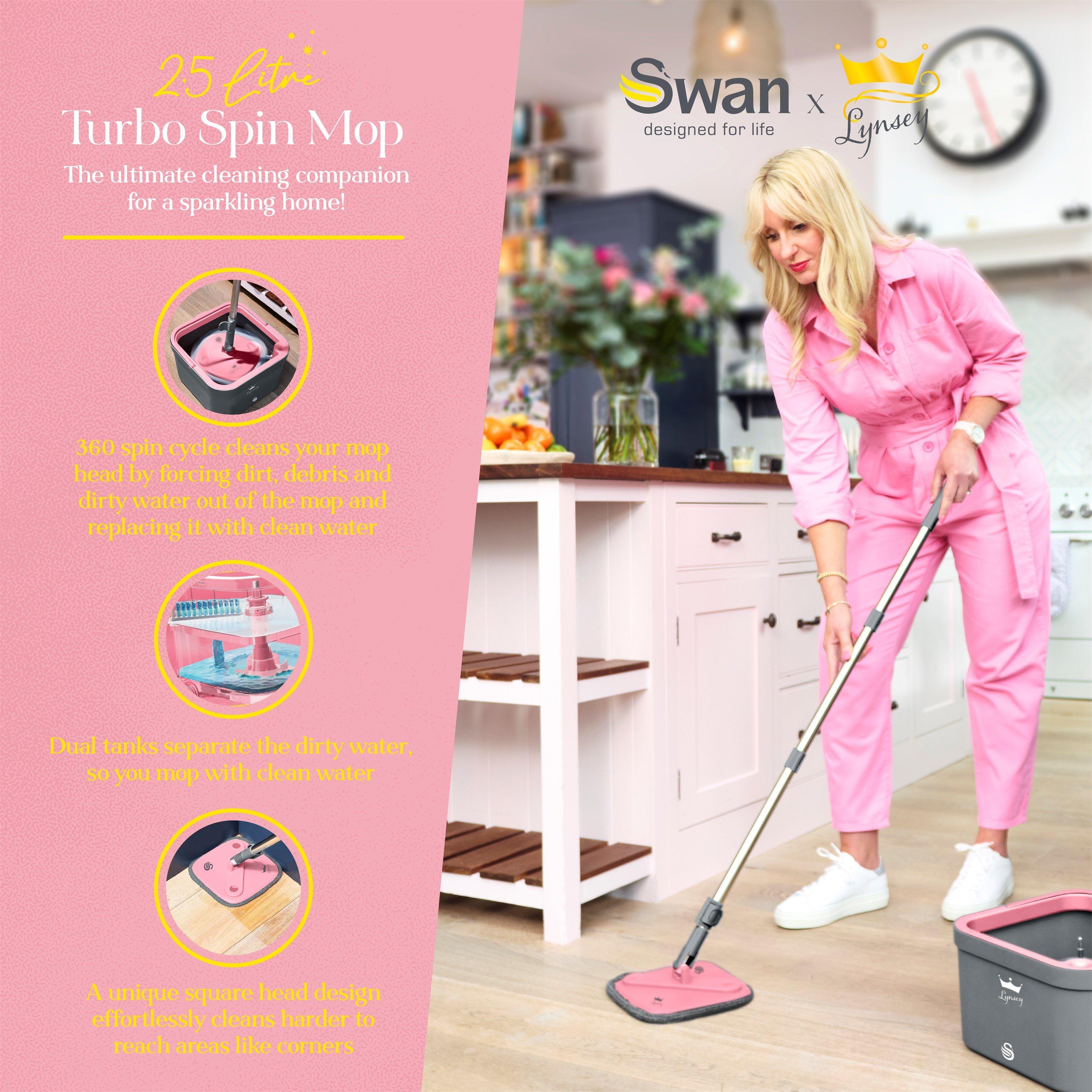 None - Swan - Swan x Lynsey Turbo Spin Mop - 3