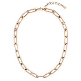 Boss Ladies BOSS Tessa Carnation Gold IP Necklace