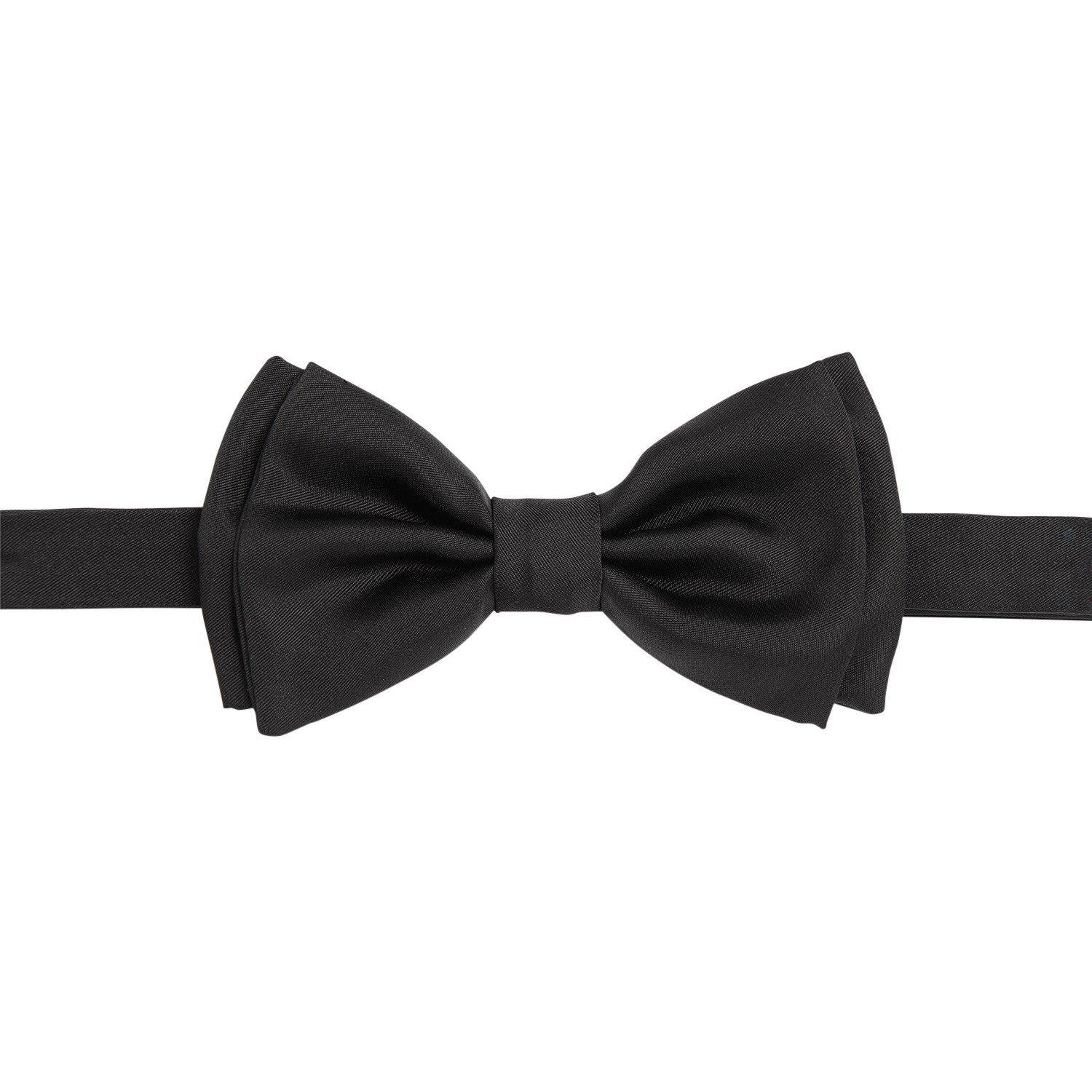 Black - Boss - Men's Bow Tie Set, Sophisticated Elegant Bow Tie - 4