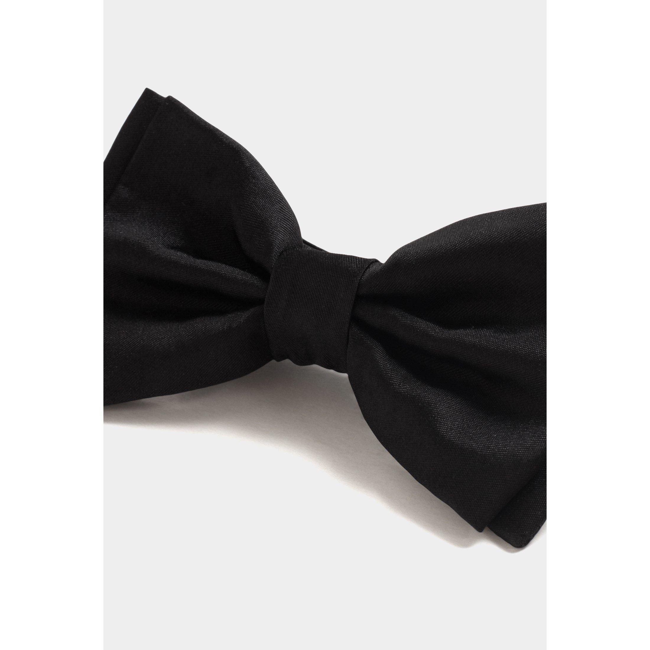 Black - Boss - Men's Bow Tie Set, Sophisticated Elegant Bow Tie - 8