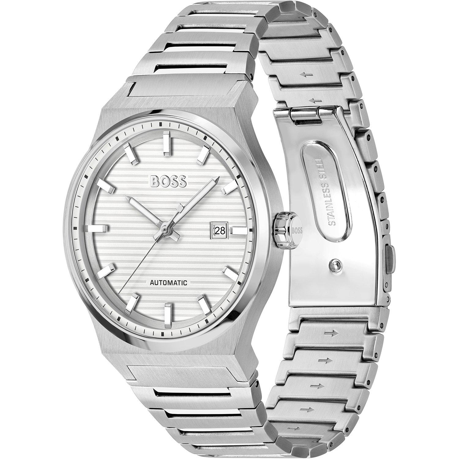 White - Boss - Men's Candor Watch, Japanese Miyota Movement - 3