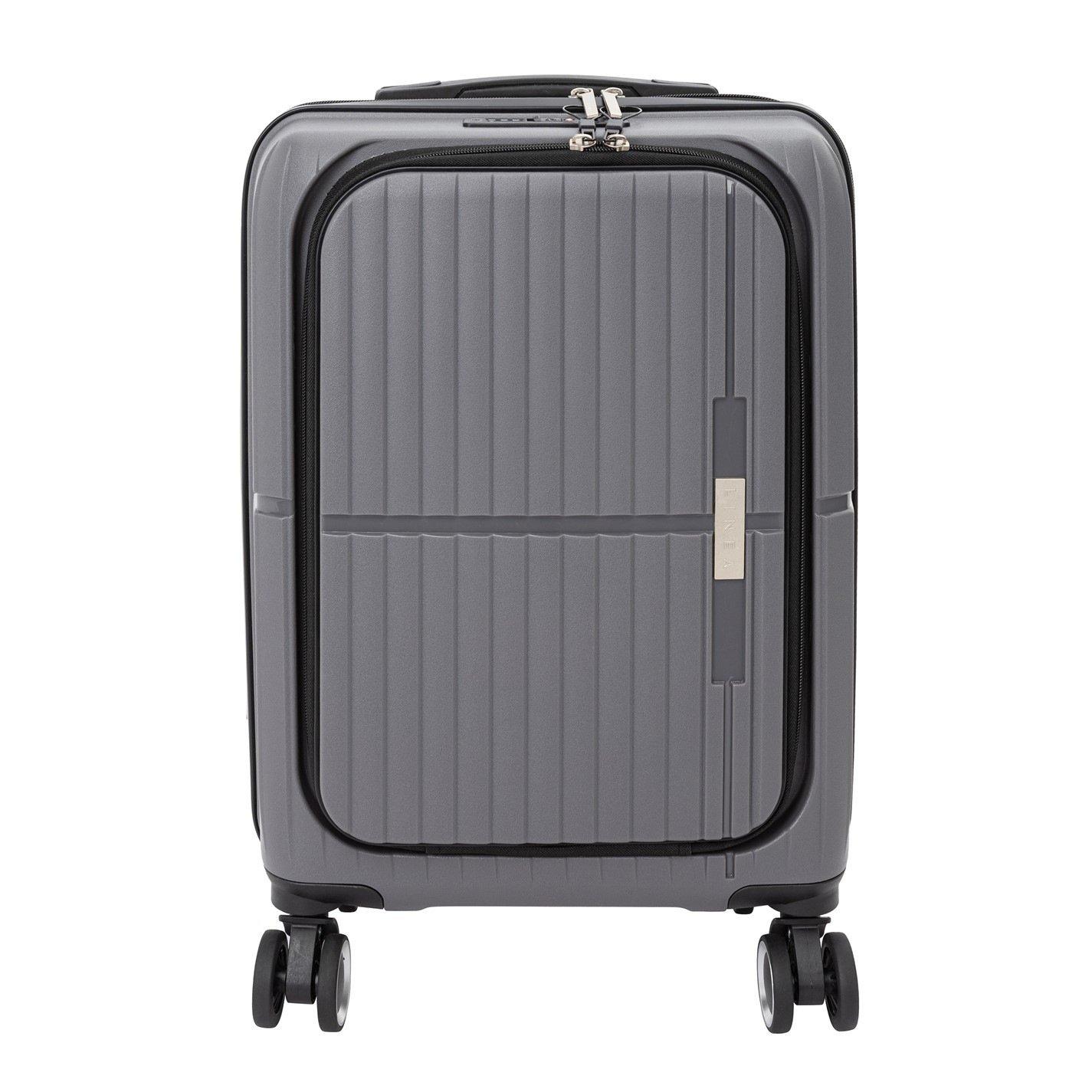 Linea  Adults Open Front Hard Suitcase - Grey - 26in/67cm