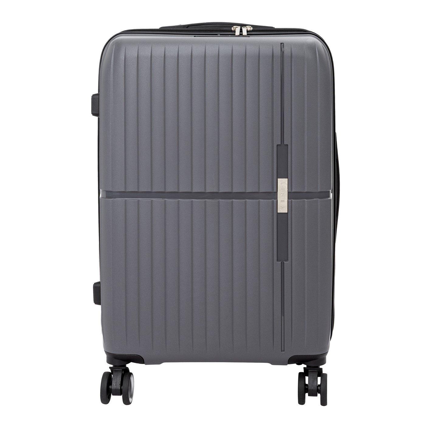 Grey - Linea - Adults Open Front Hard Suitcase - 2