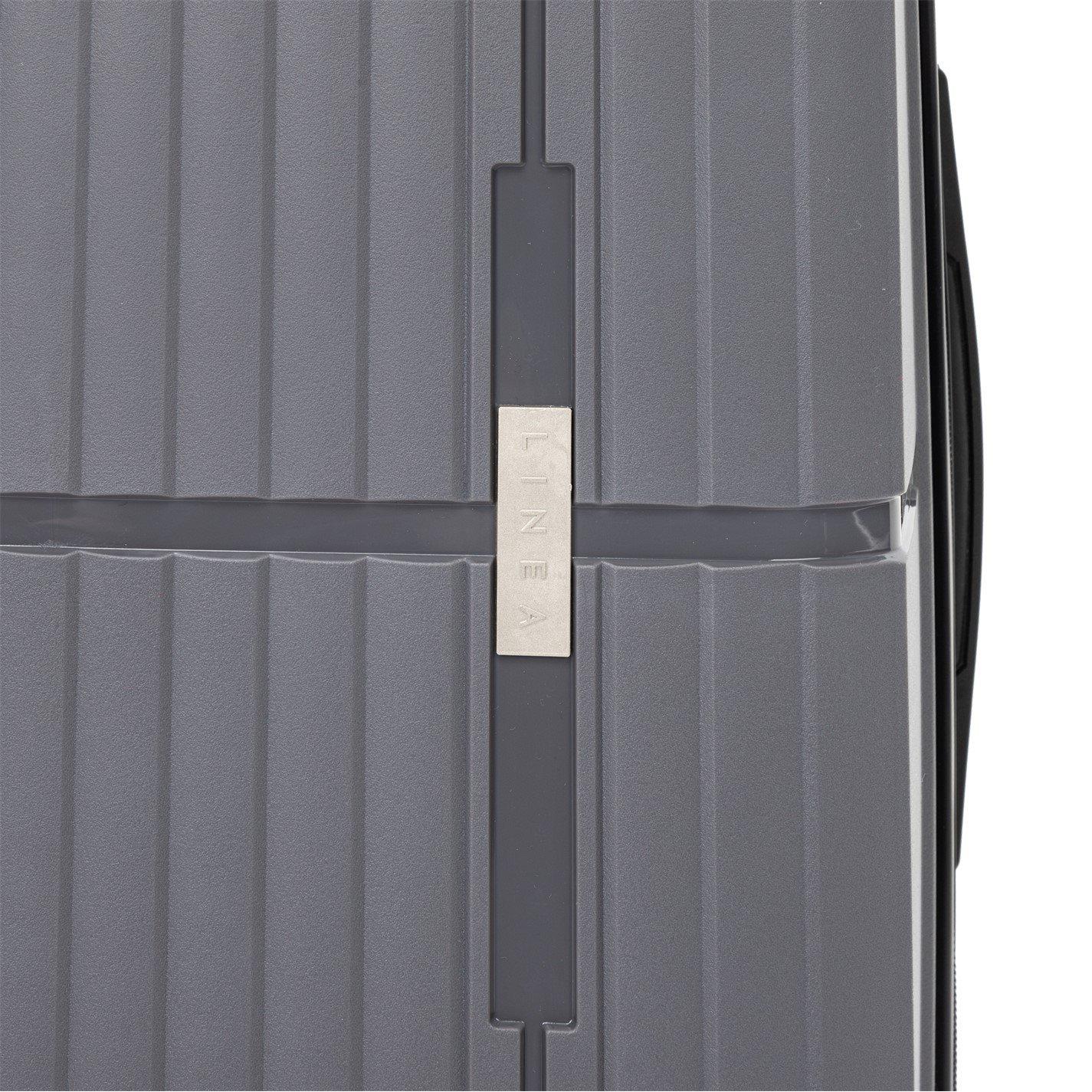 Grey - Linea - Adults Open Front Hard Suitcase - 11