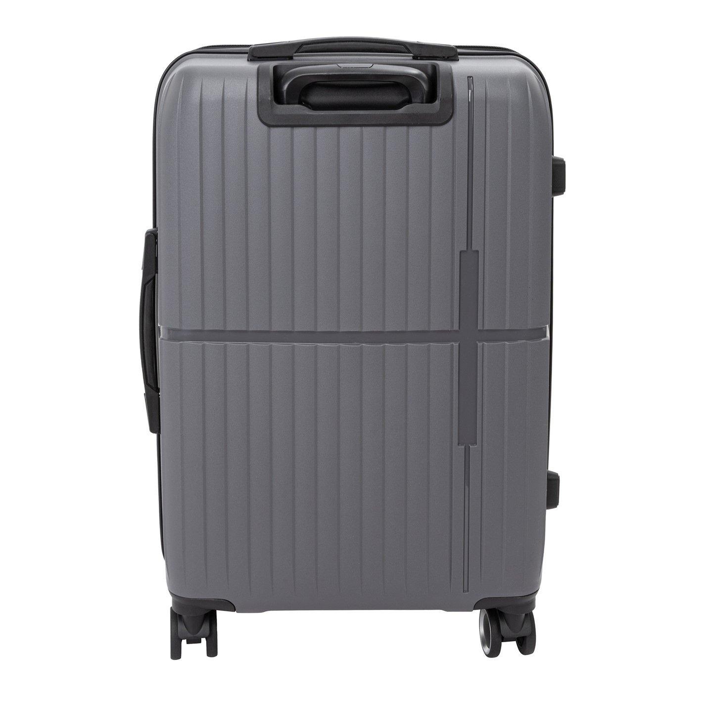 Grey - Linea - Adults Open Front Hard Suitcase - 3