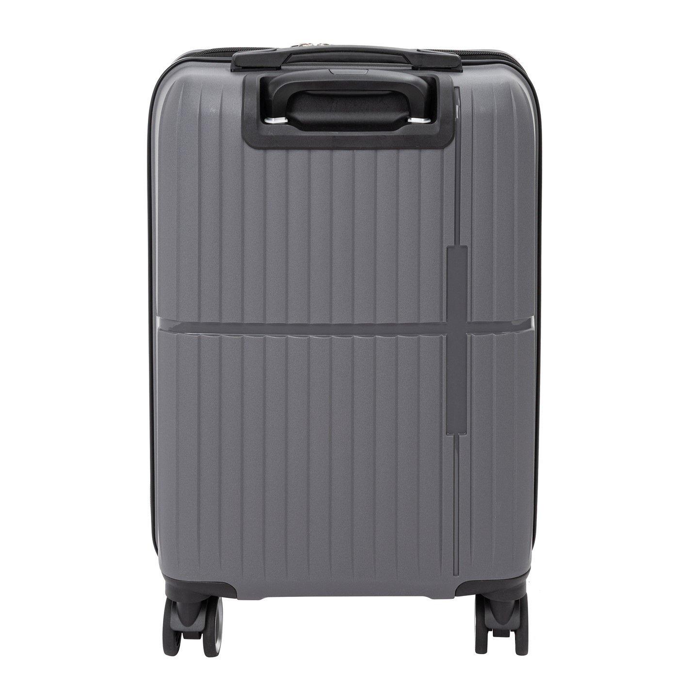 Grey - Linea - Adults Open Front Hard Suitcase - 8
