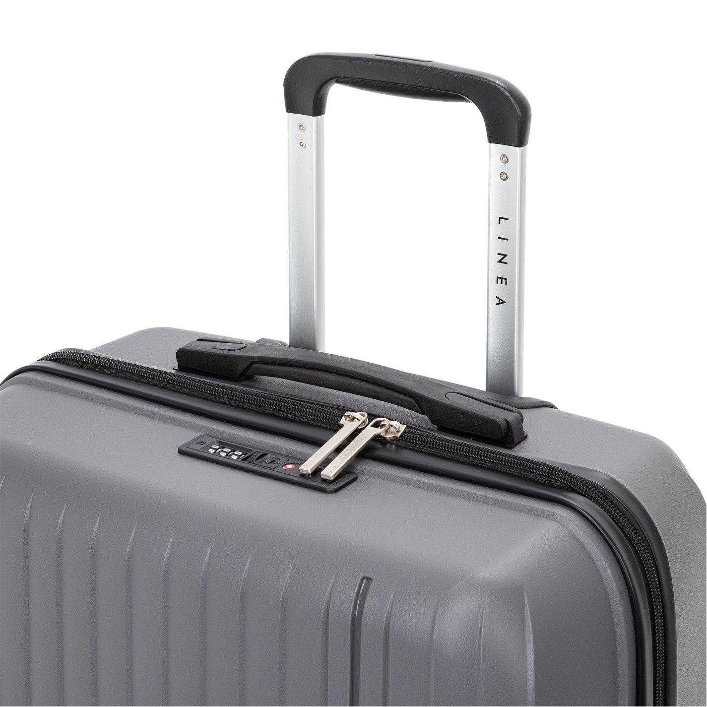 Grey - Linea - Adults Open Front Hard Suitcase - 10