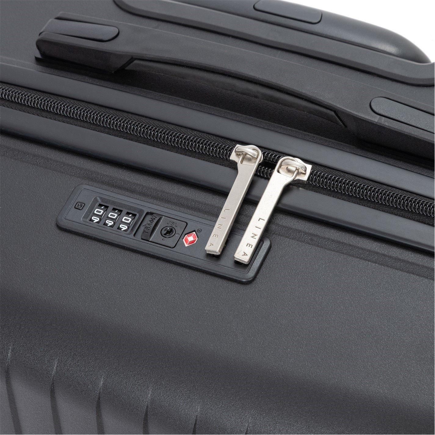 Black - Linea - Adults Open Front Hard Suitcase - 13