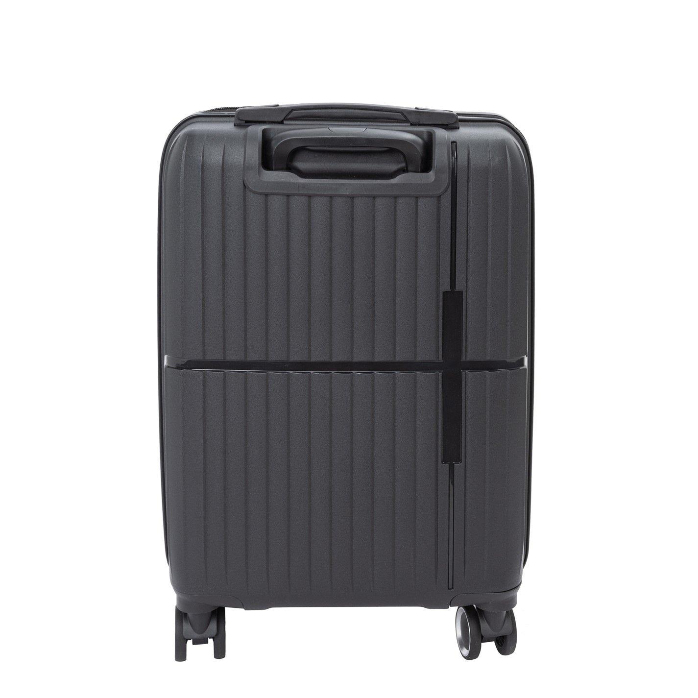 Black - Linea - Adults Open Front Hard Suitcase - 8