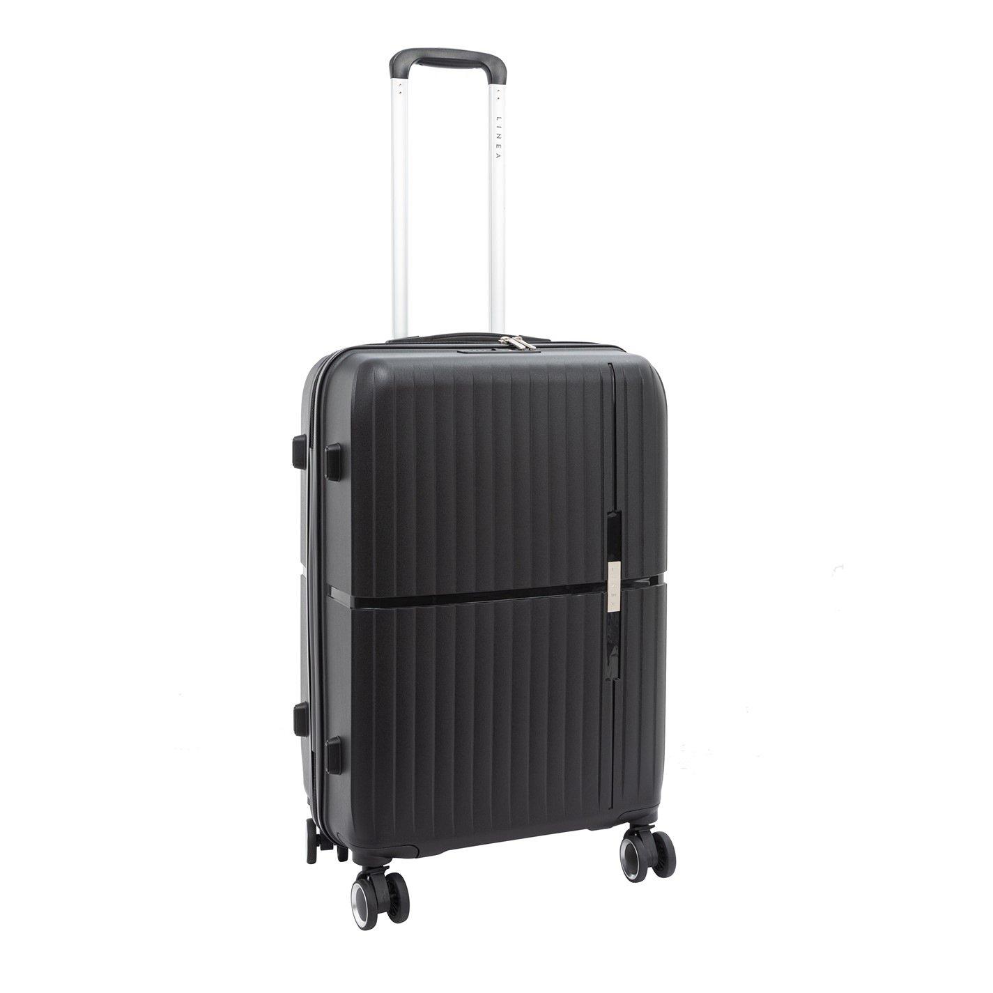 Black - Linea - Adults Open Front Hard Suitcase - 9