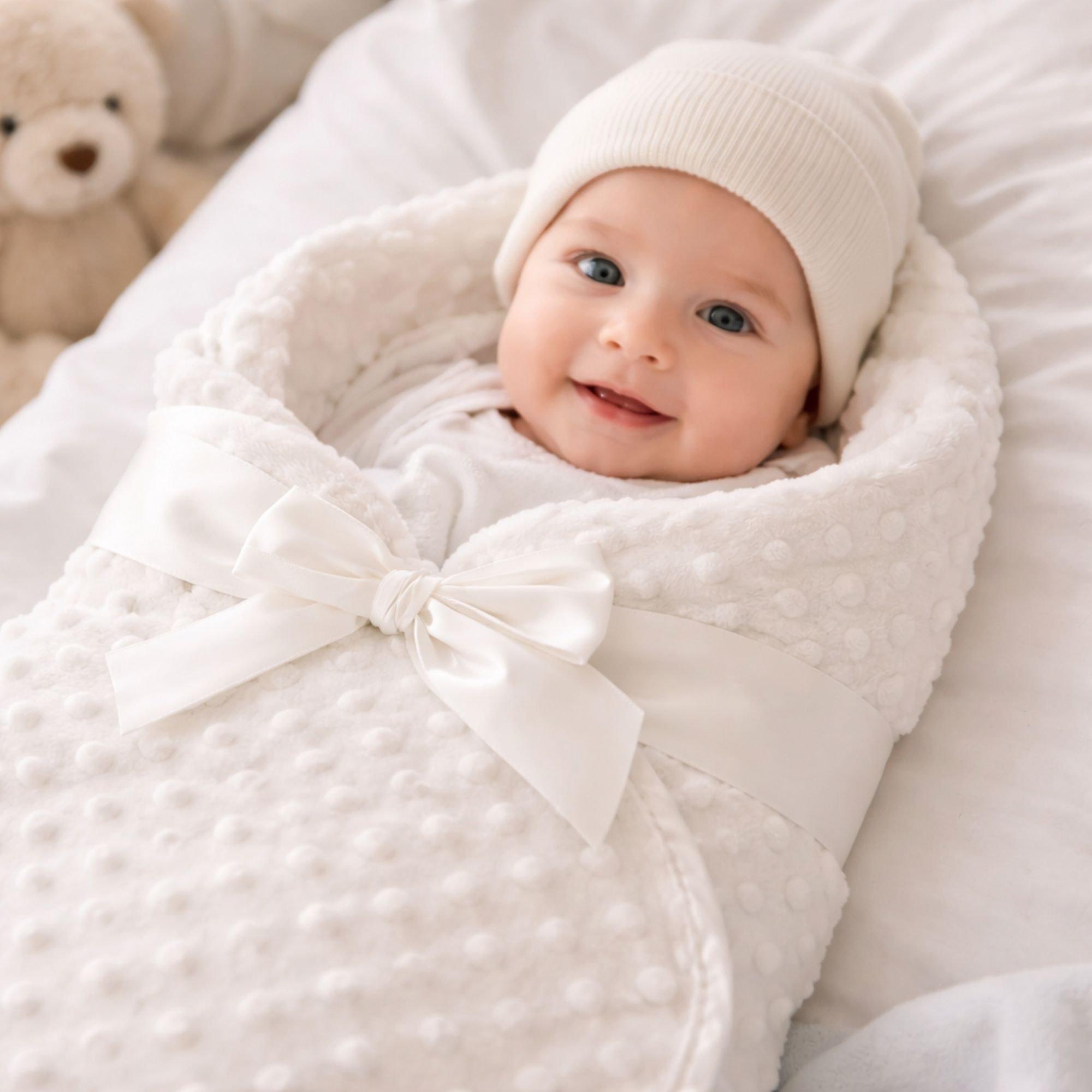 White - Snuggle Baby - Bubble Wrap Blankets - 3