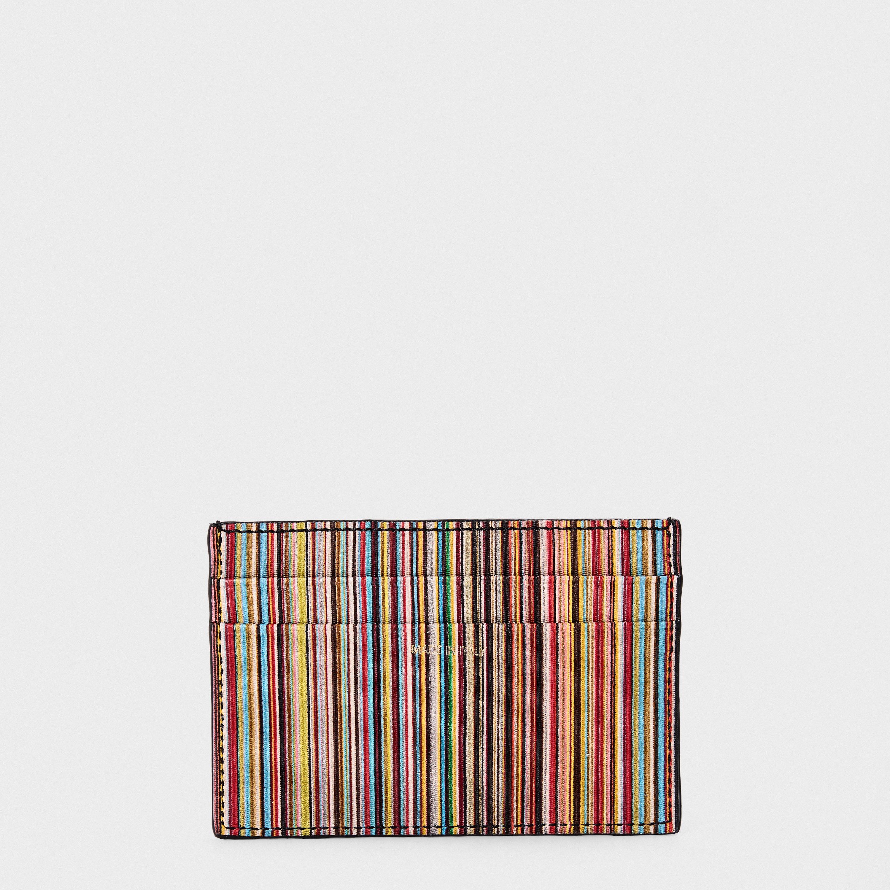 Schwarz - Paul Smith - Men's Leather Card Holder - 2