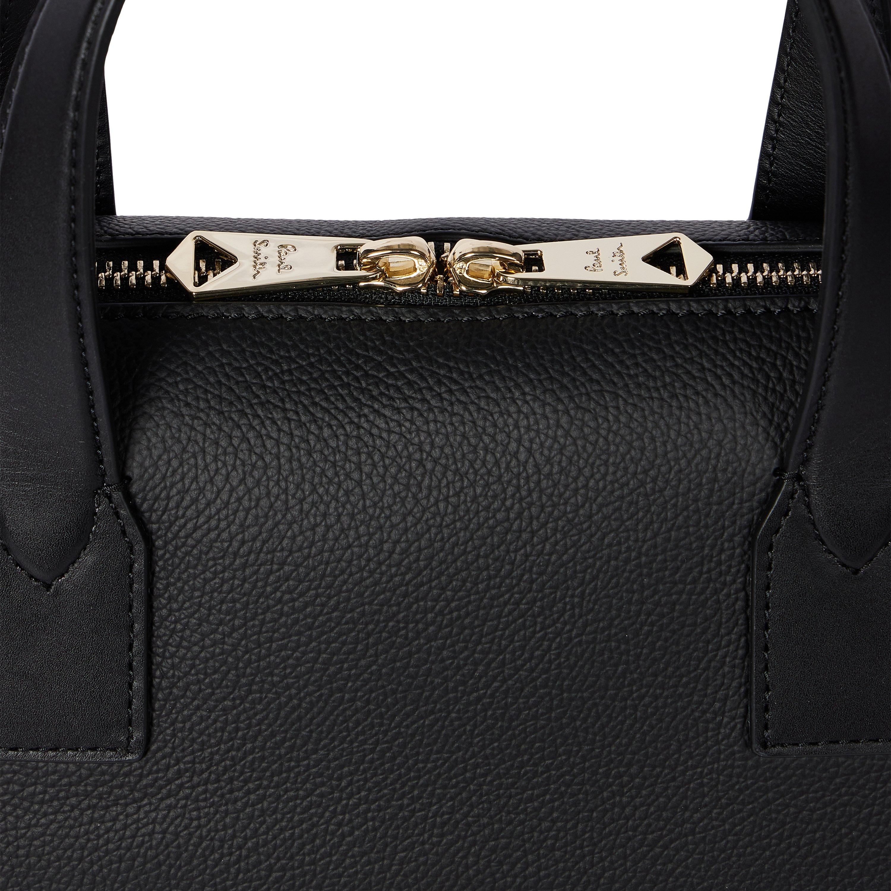 Schwarz - Paul Smith - Men's Leather Folio Laptop Bag - 5