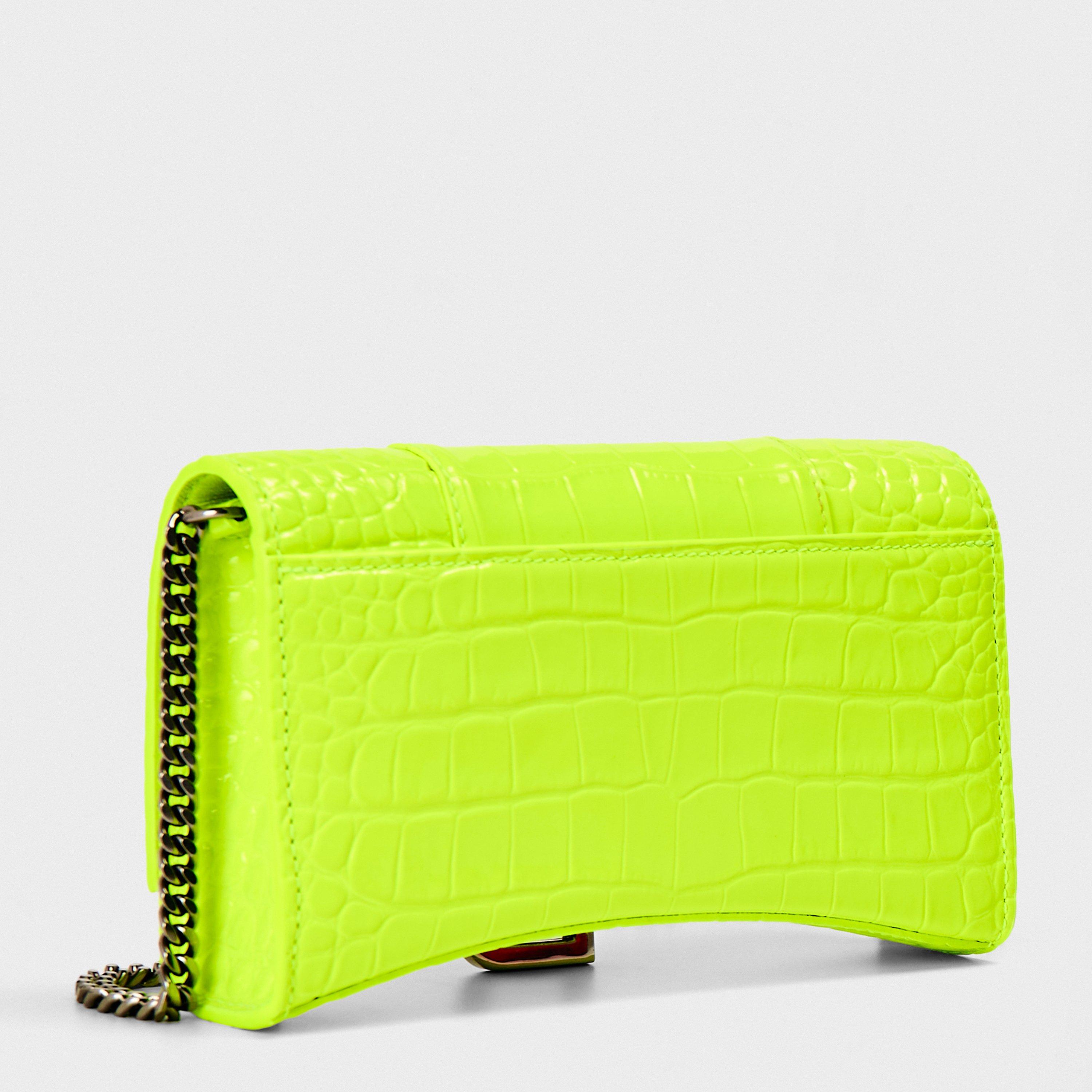 Fluo Yellow - Balenciaga - Women's Billfold Wallet - 2