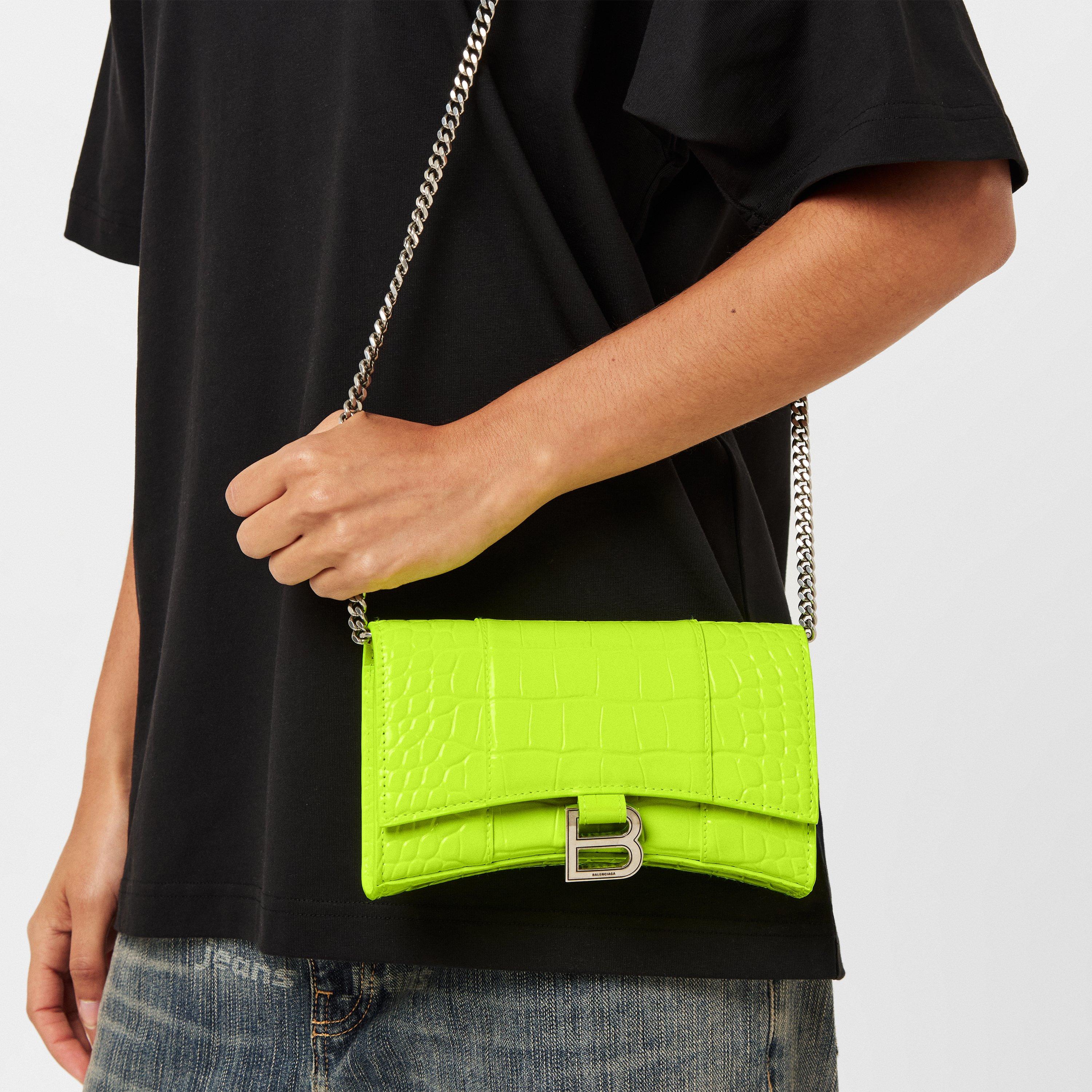 Fluo Yellow - Balenciaga - Women's Billfold Wallet - 3