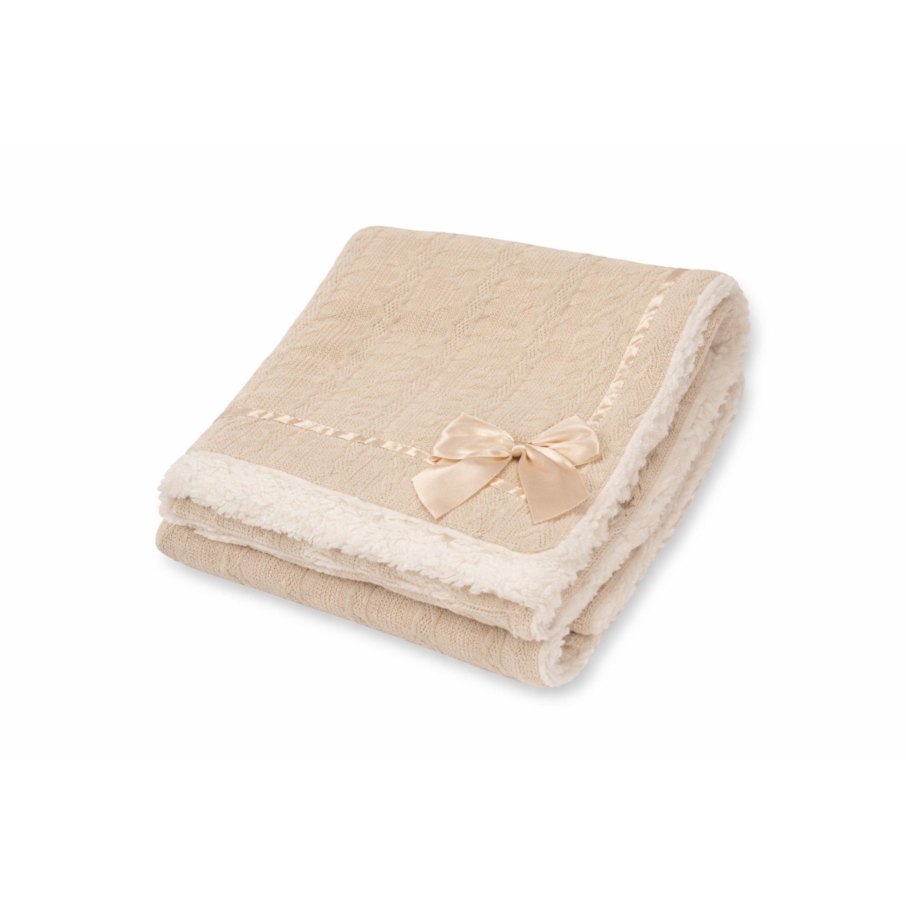 Taupe - Snuggle Baby - Bow Wrap Blanket - 3