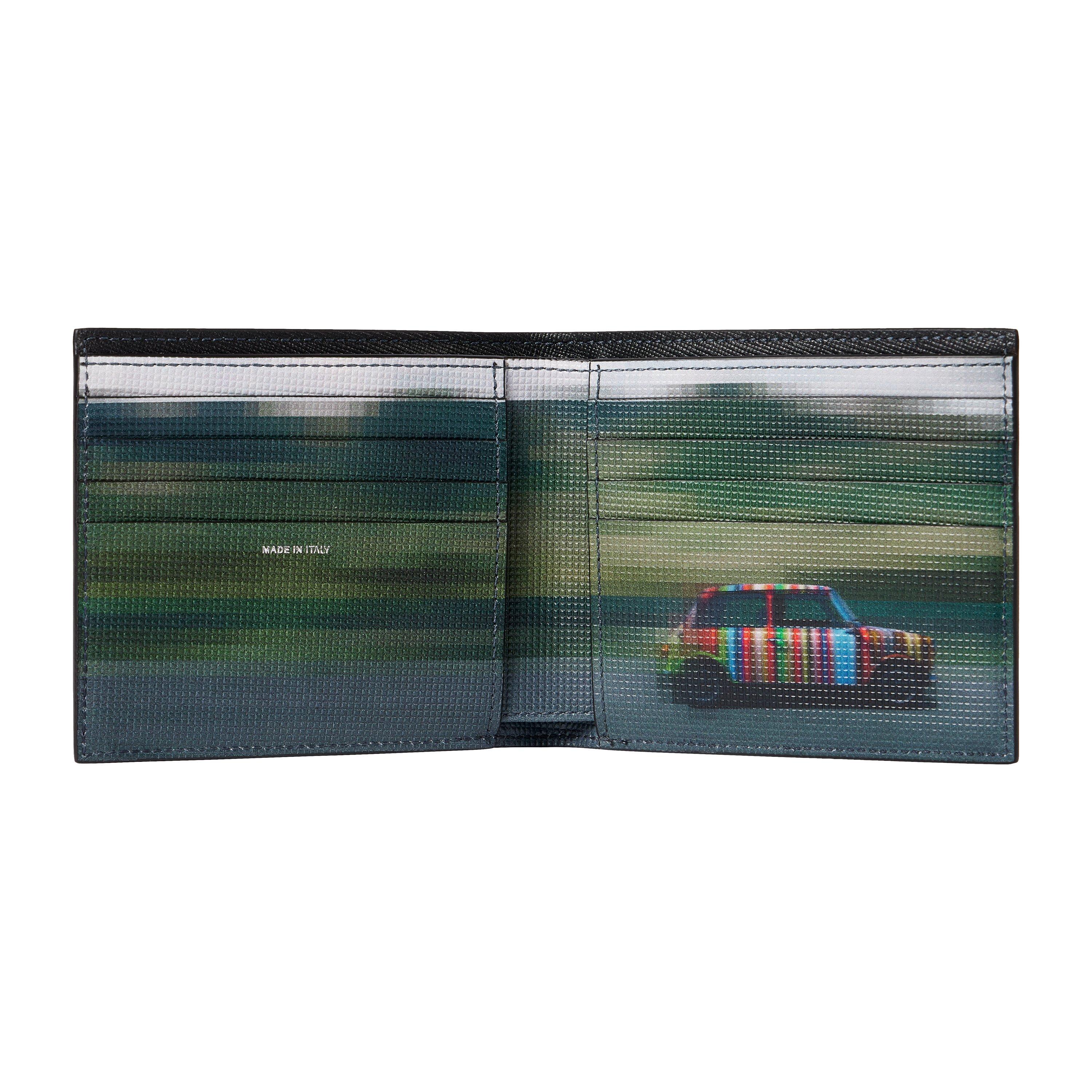 Black - Paul Smith - Leather Printed Billfold Wallet - 2