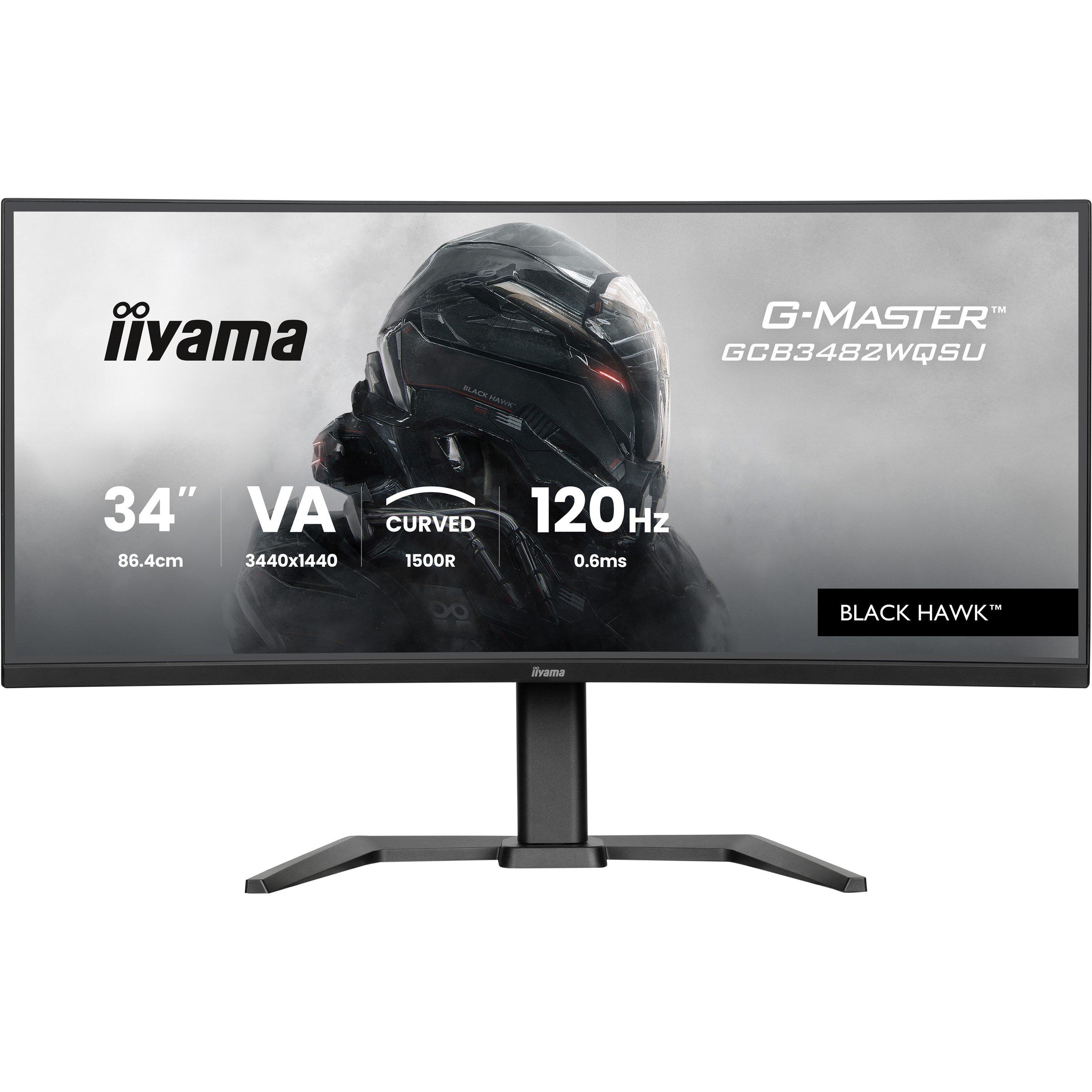 iiyama G-Master GCB3482WQSU-B1 34 Inch 120Hz 0.6ms Curved Monitor | FRASERS