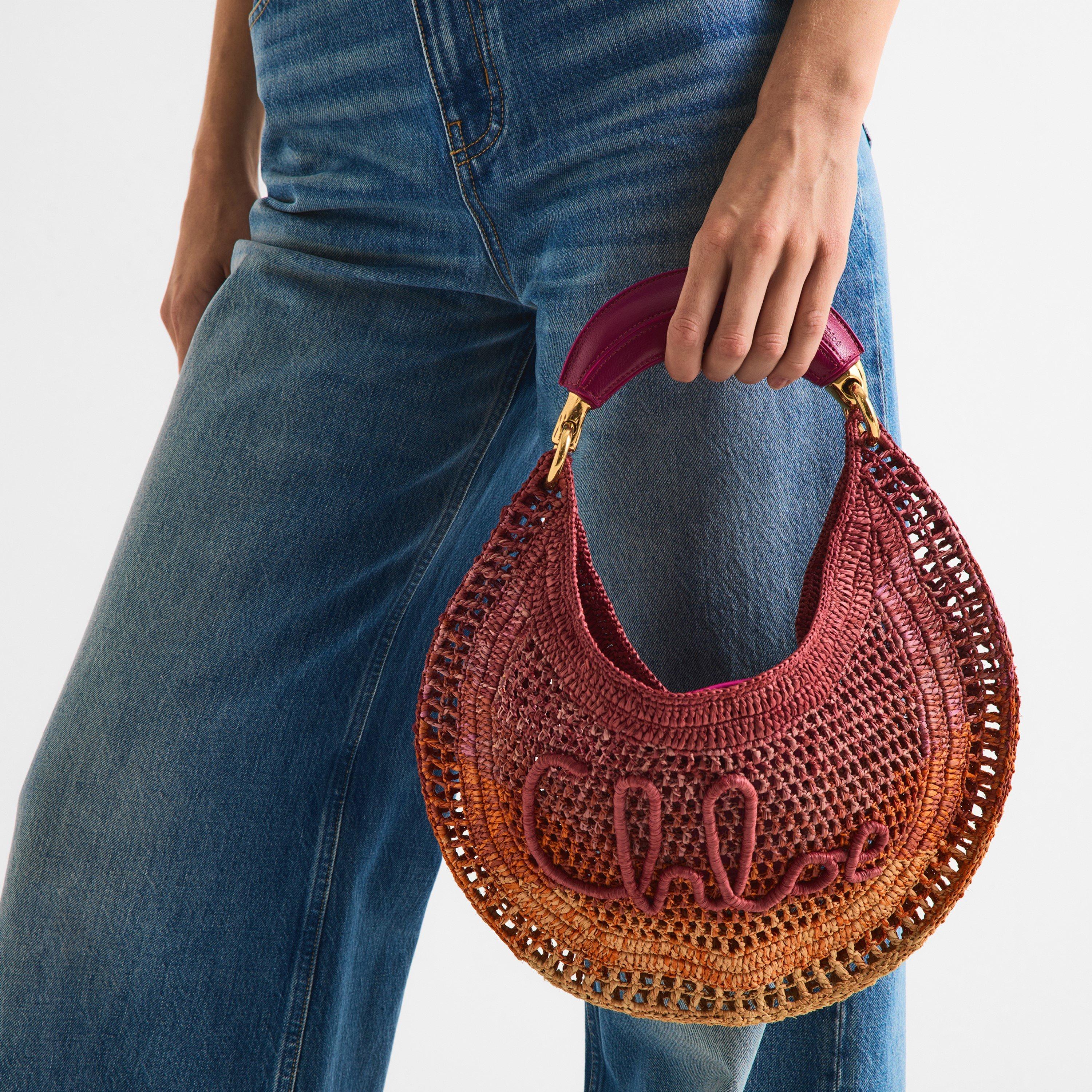 Multi Orange - Chloe - Women's Top Handle Bag - 3