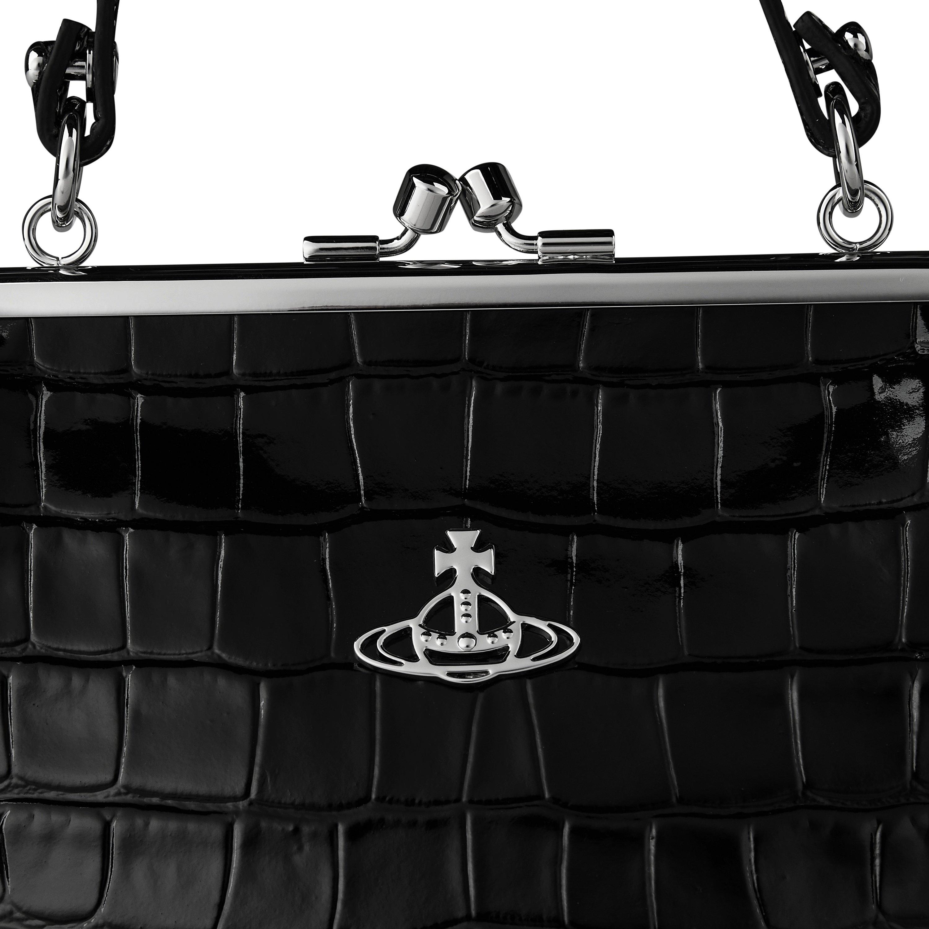 Black Croc - Vivienne Westwood - Granny Frame Purse - 8