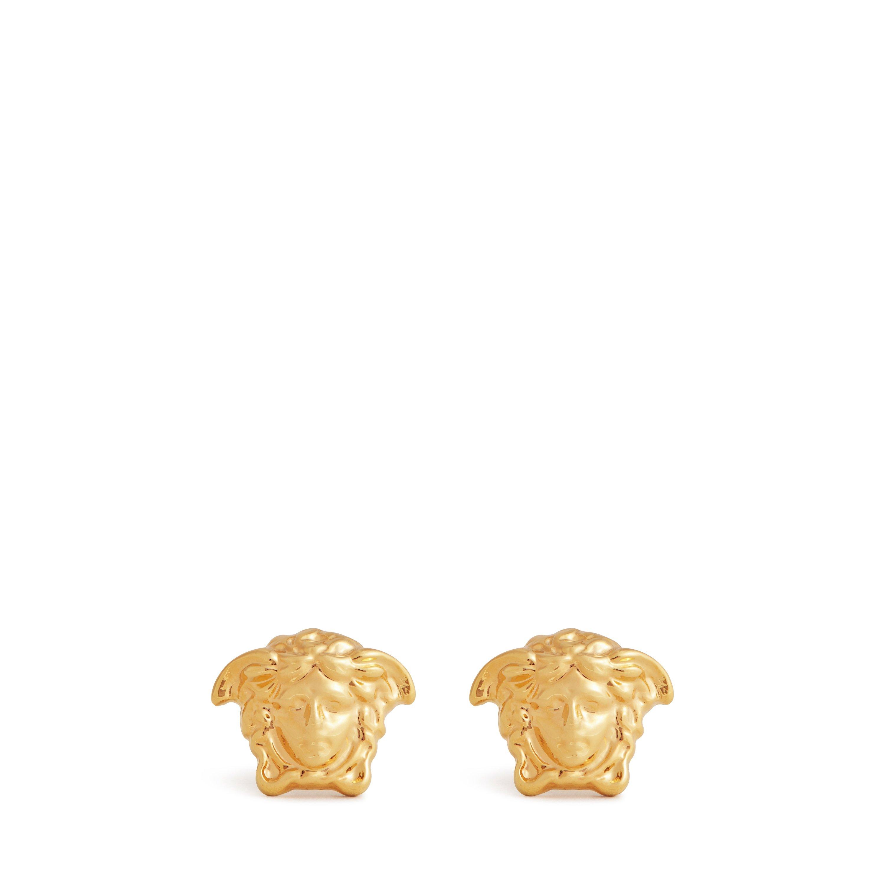 Gold D0I0H - Versace - Medusa Stud Earrings - 1