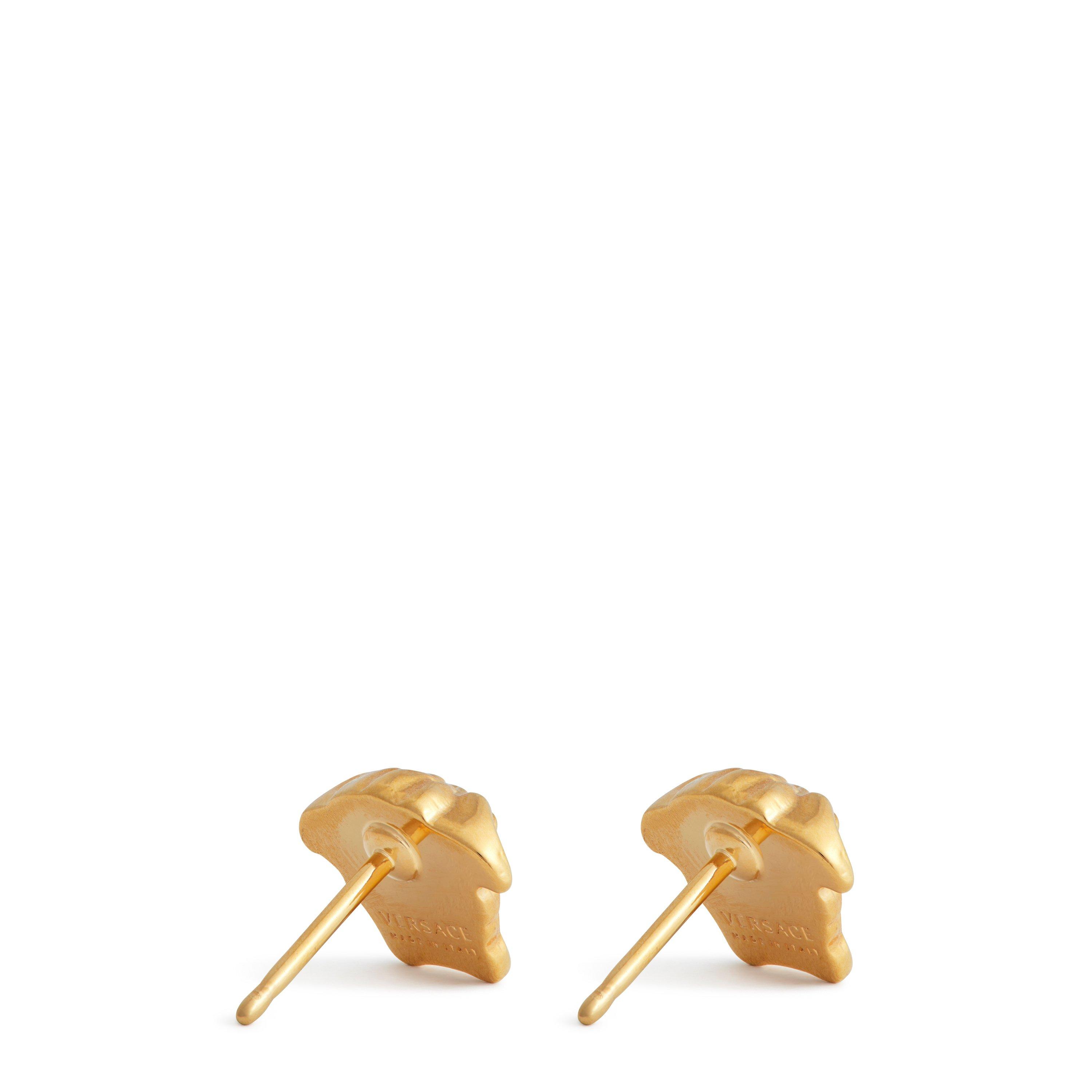 Gold D0I0H - Versace - Medusa Stud Earrings - 3