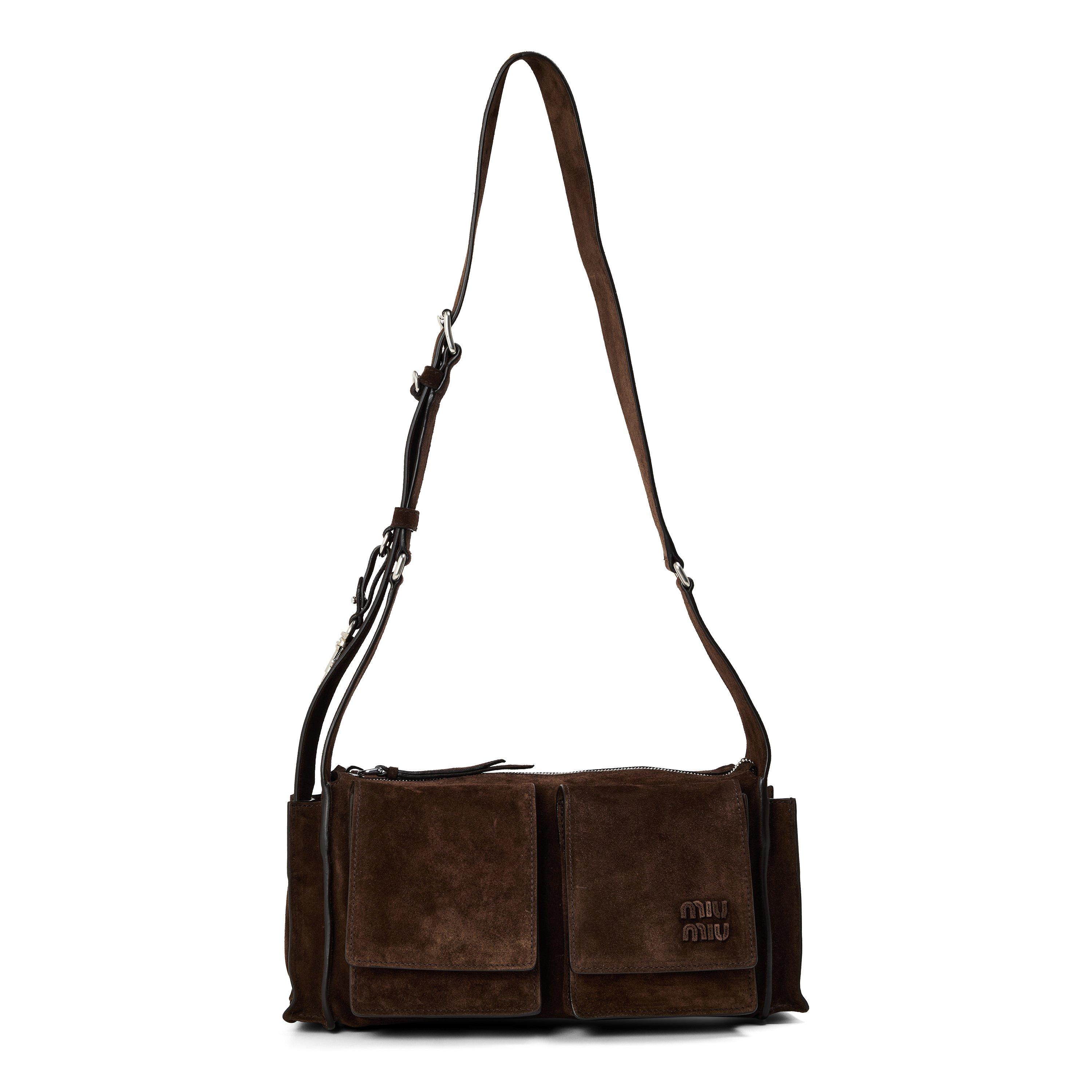 Moro - Miu Miu - Utilitaire suede shoulder bag - 1