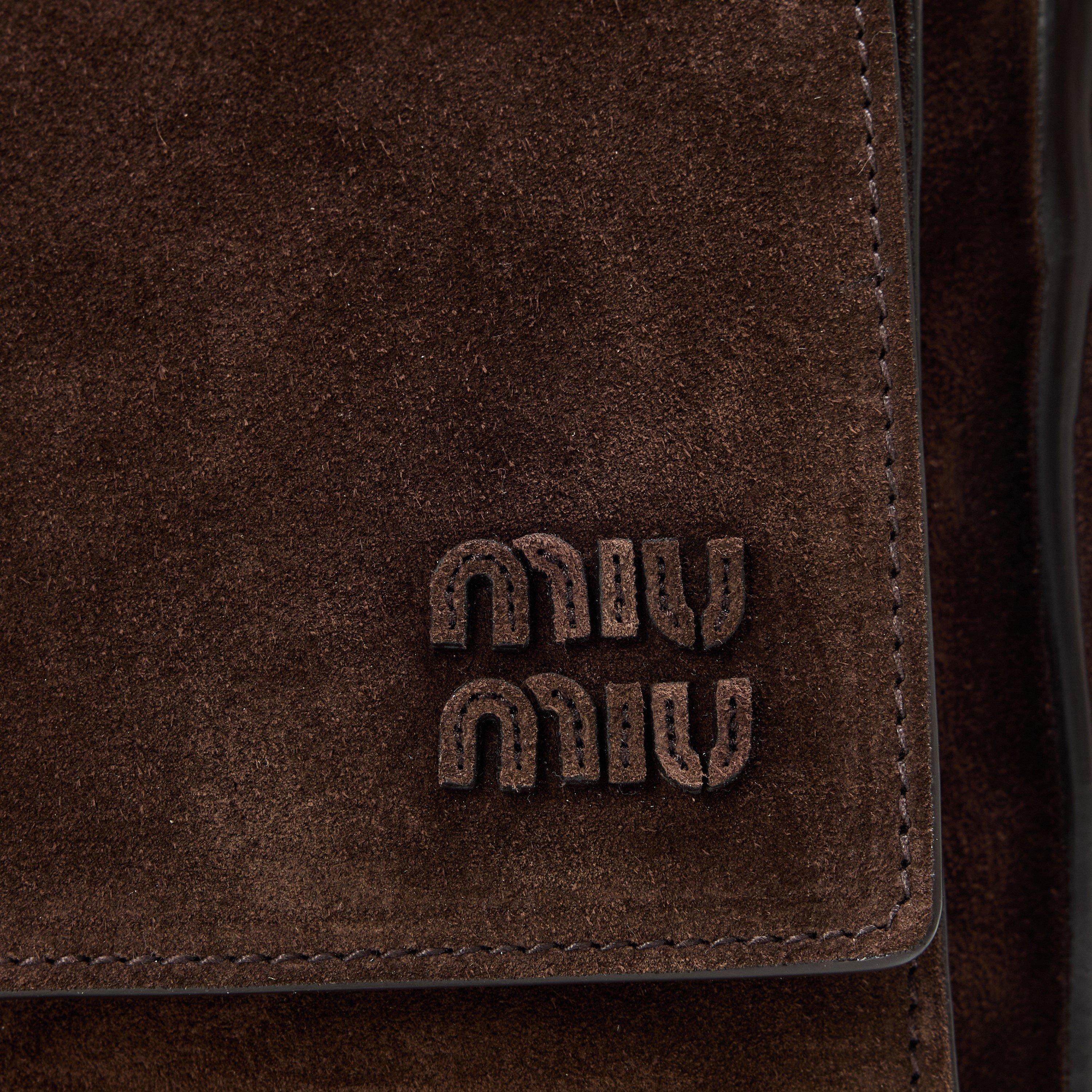 Moro - Miu Miu - Utilitaire suede shoulder bag - 4