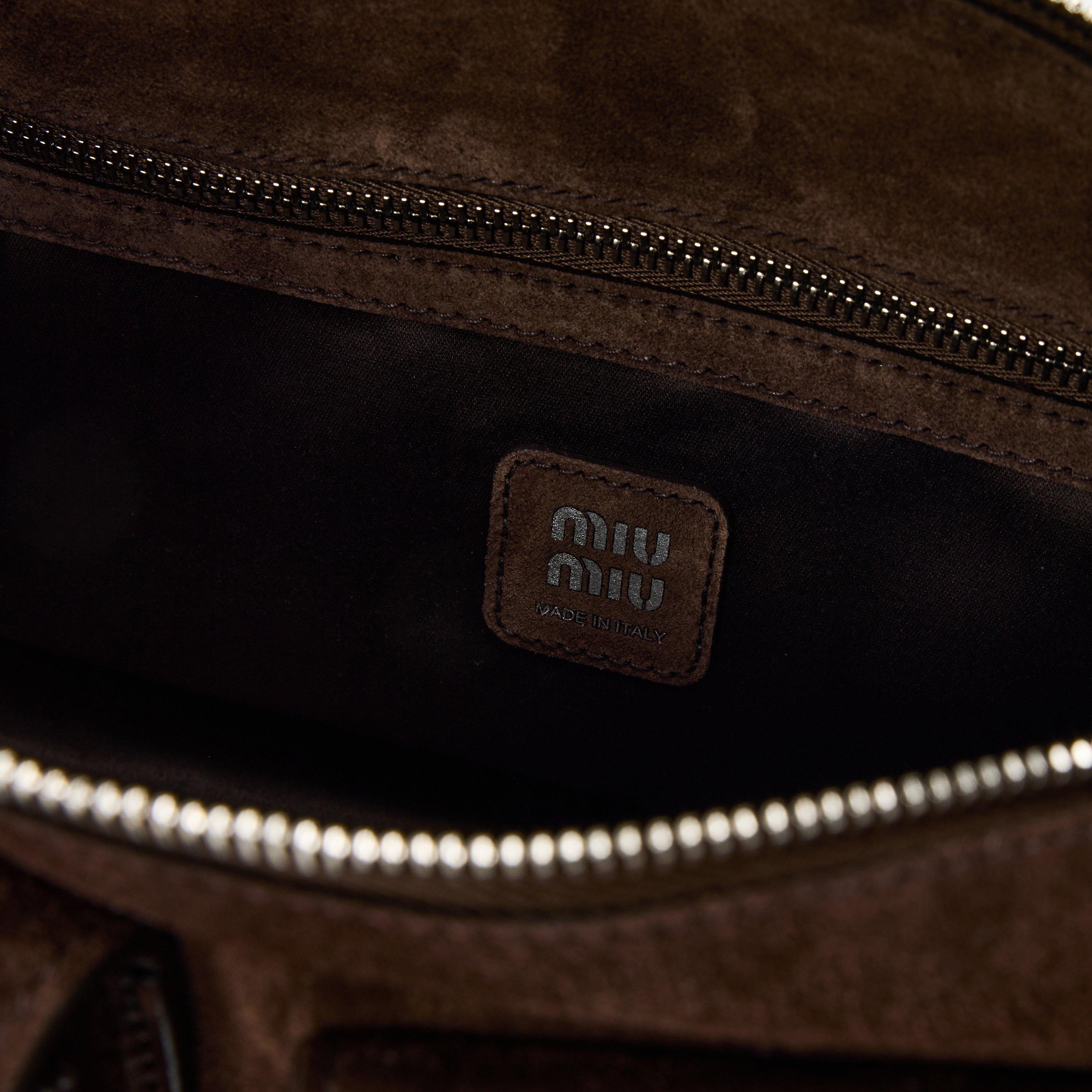 Moro - Miu Miu - Utilitaire suede shoulder bag - 5