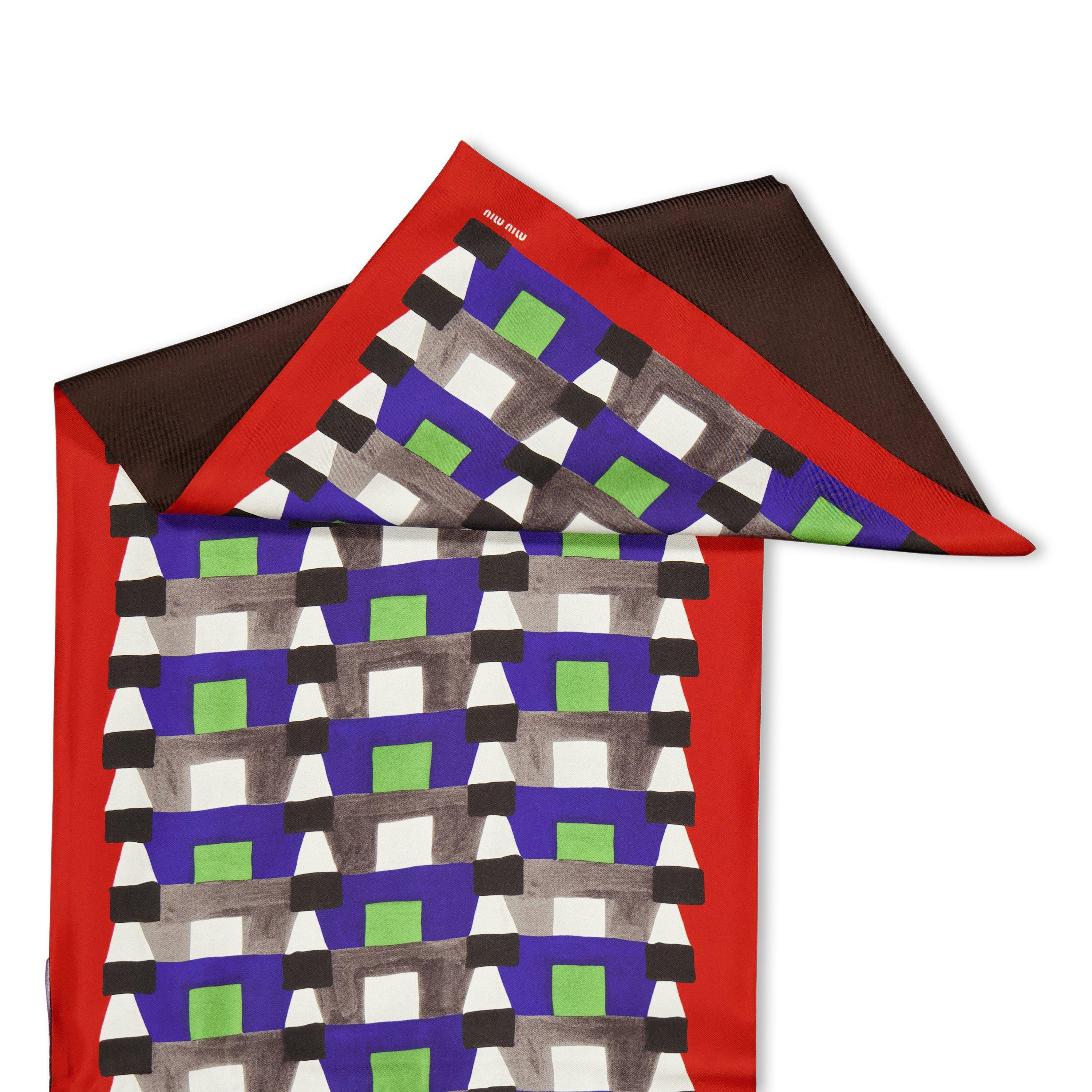 Indaco Rosso - Miu Miu - Miu Foulard Ld62 - 3