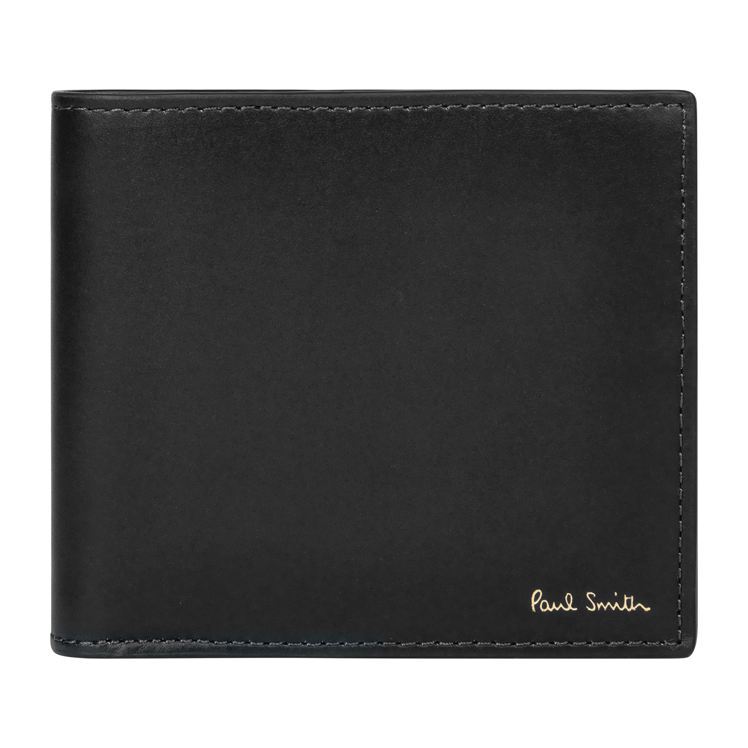 Paul Smith Leather Billfold Wallet - Black
