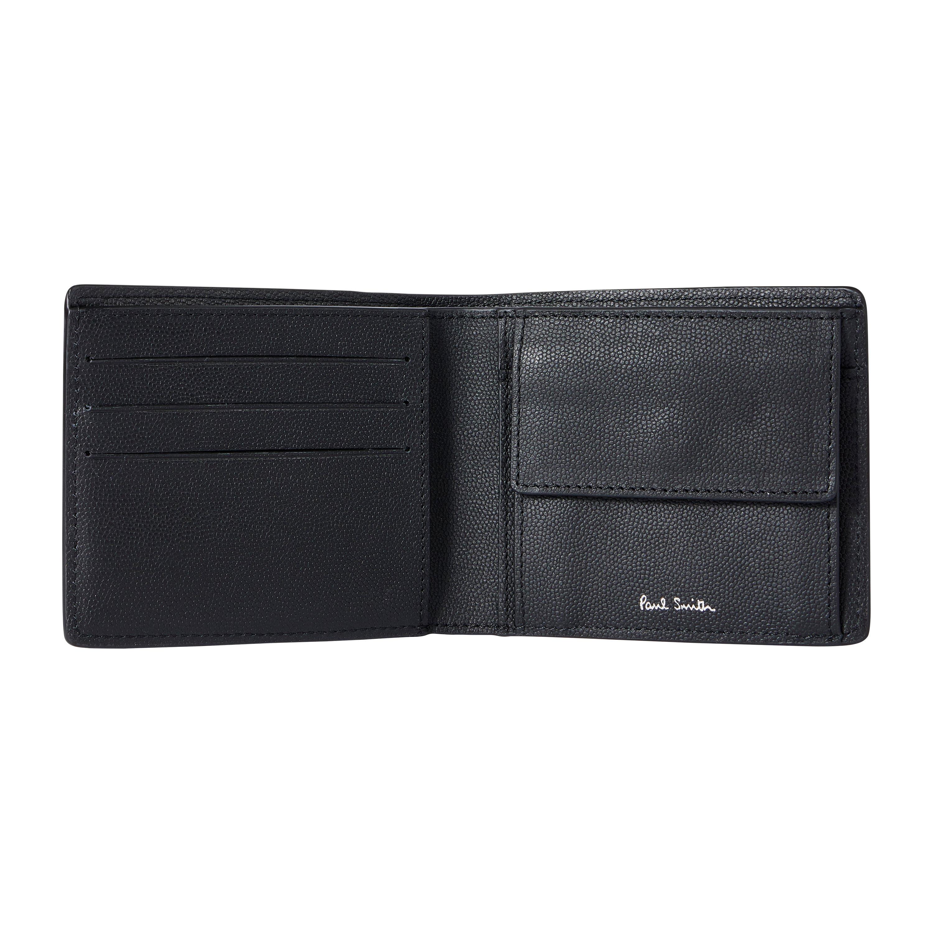 Zwart - Paul Smith - Leather Zebra Coin Billfold Wallet - 2