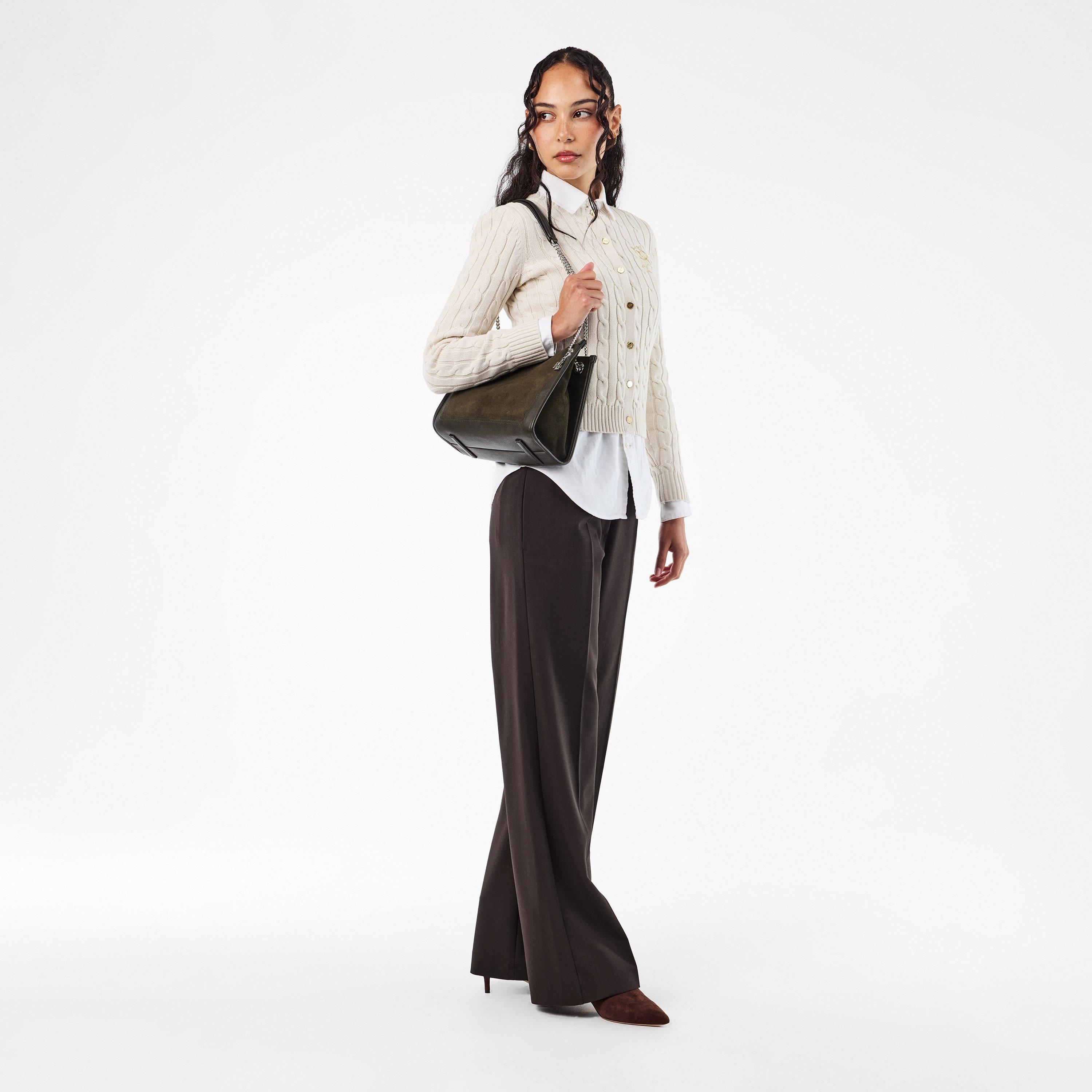 DARK OLIVE - Lauren by Ralph Lauren - Women's Bradley Tote Bag - 6