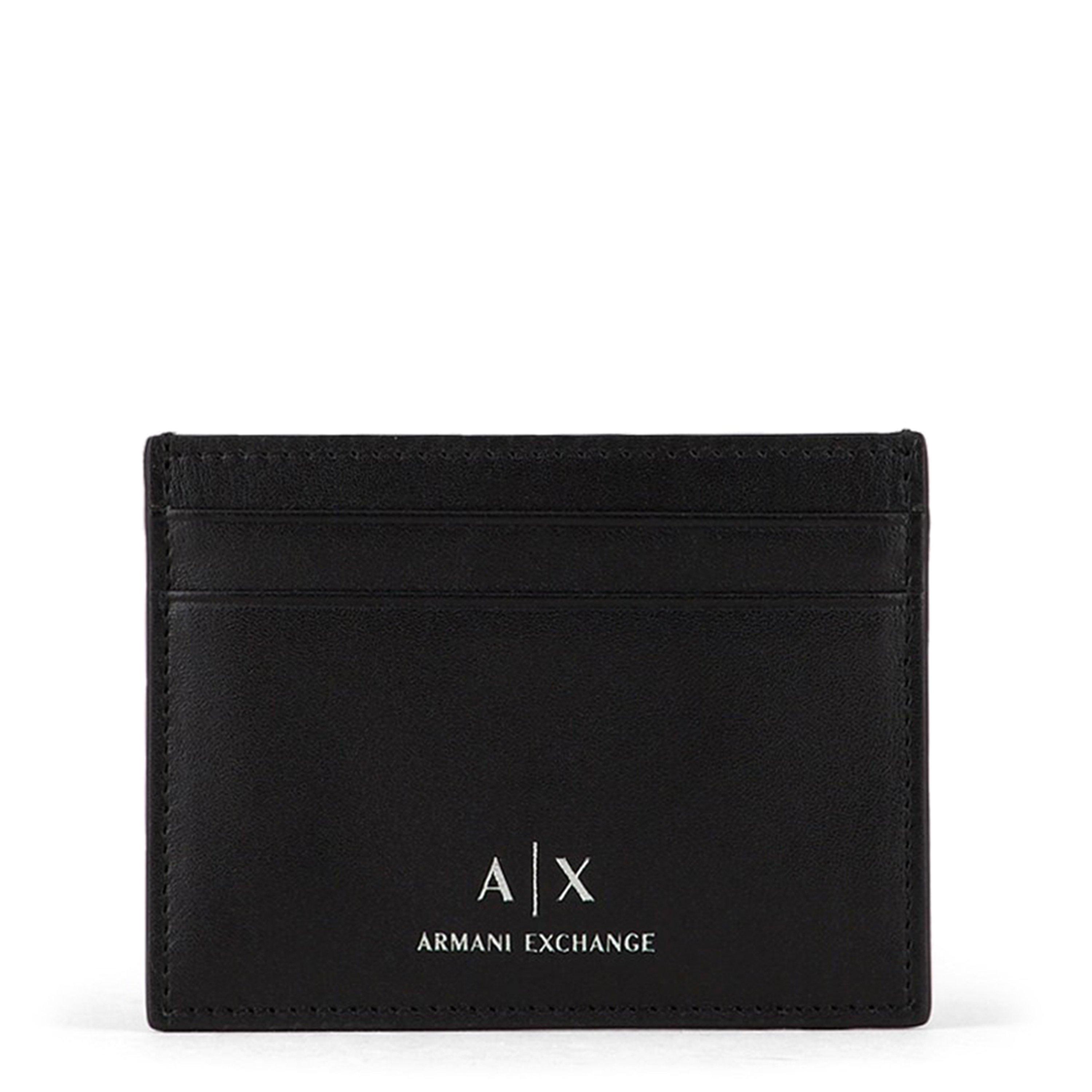Black 00020 - Armani Exchange - Corporate Logo Cardholder - 1