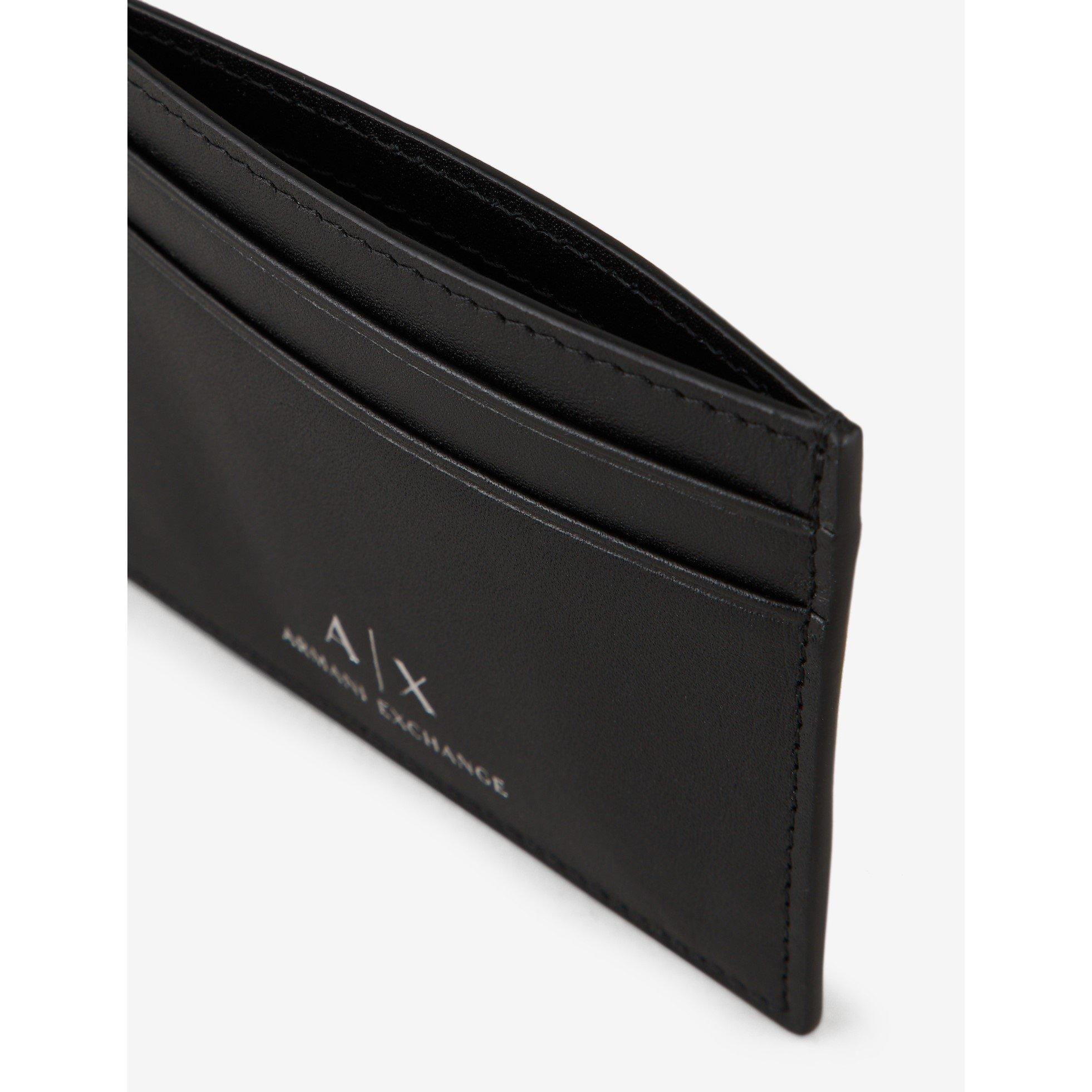 Black 00020 - Armani Exchange - Corporate Logo Cardholder - 7