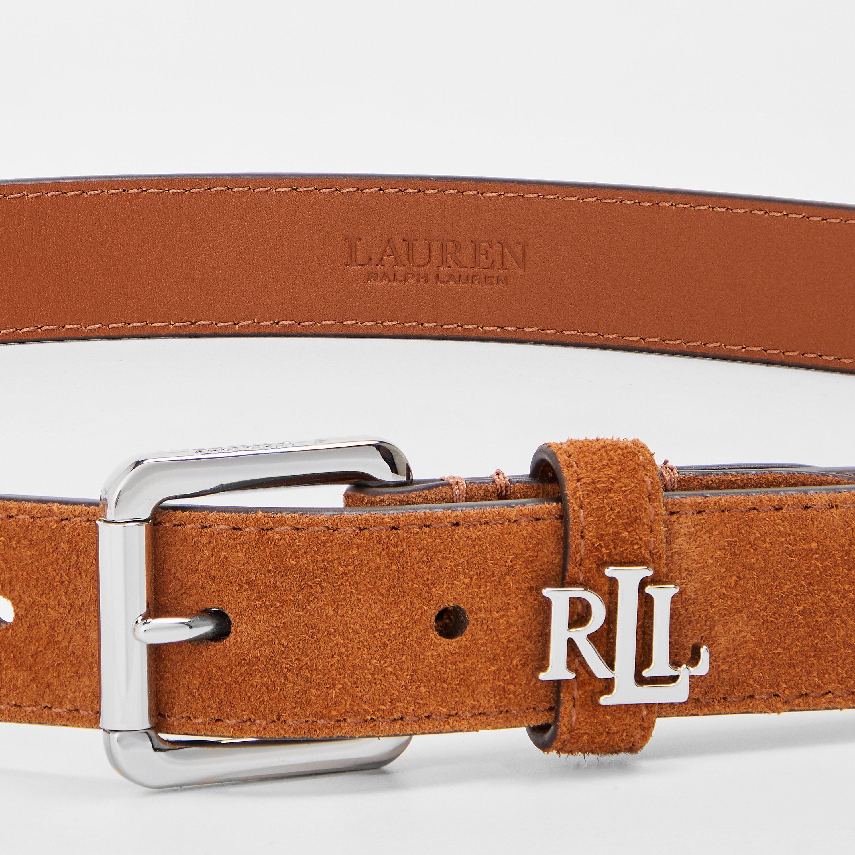 LAUREN TAN - Lauren by Ralph Lauren - Women's Adjustable Leather Belt - 4