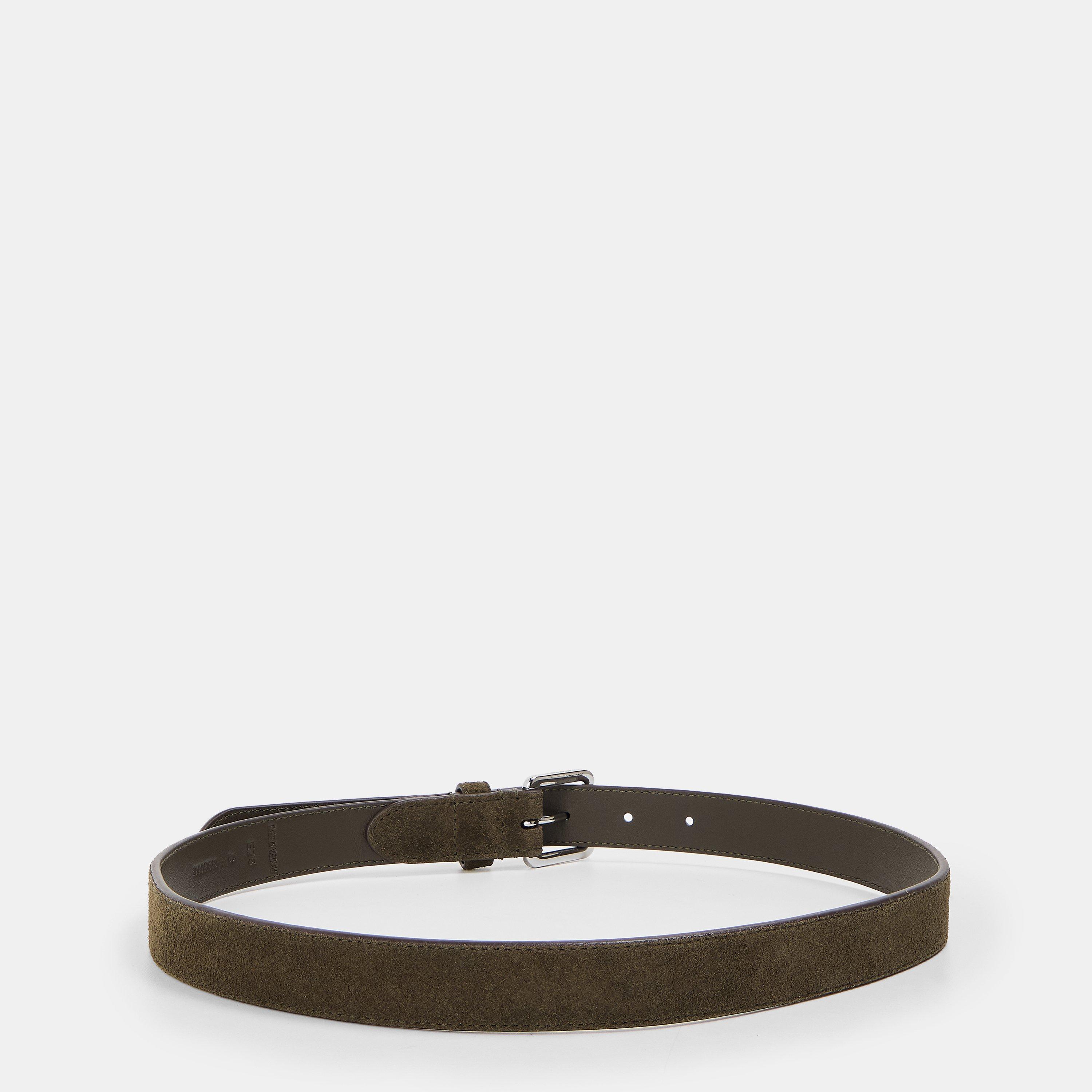 DARK OLIVE - Lauren by Ralph Lauren - Women's Leather Belt - 2