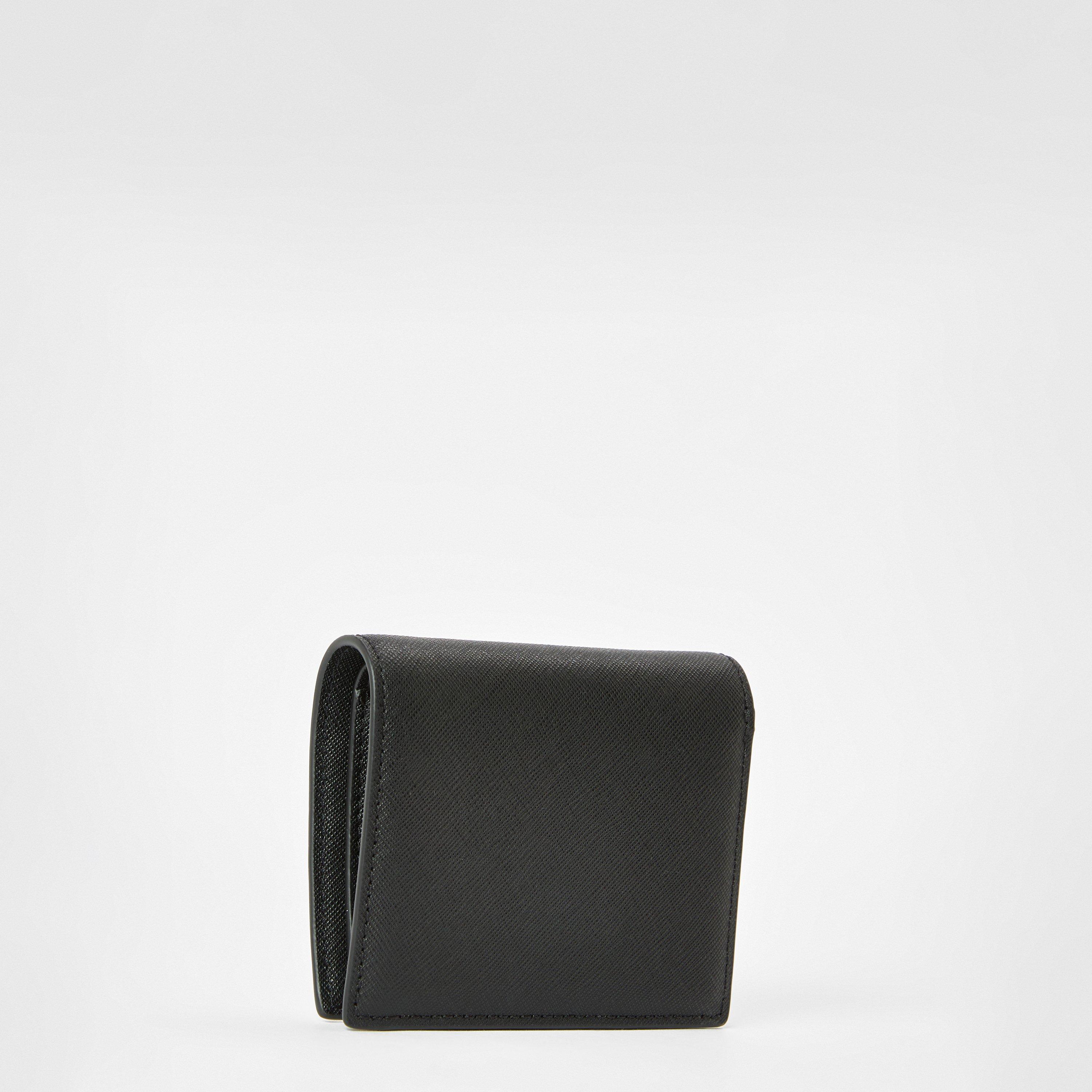 BLACK - Lauren by Ralph Lauren - Women's Real Leather Compact Trifold Wallet - 2