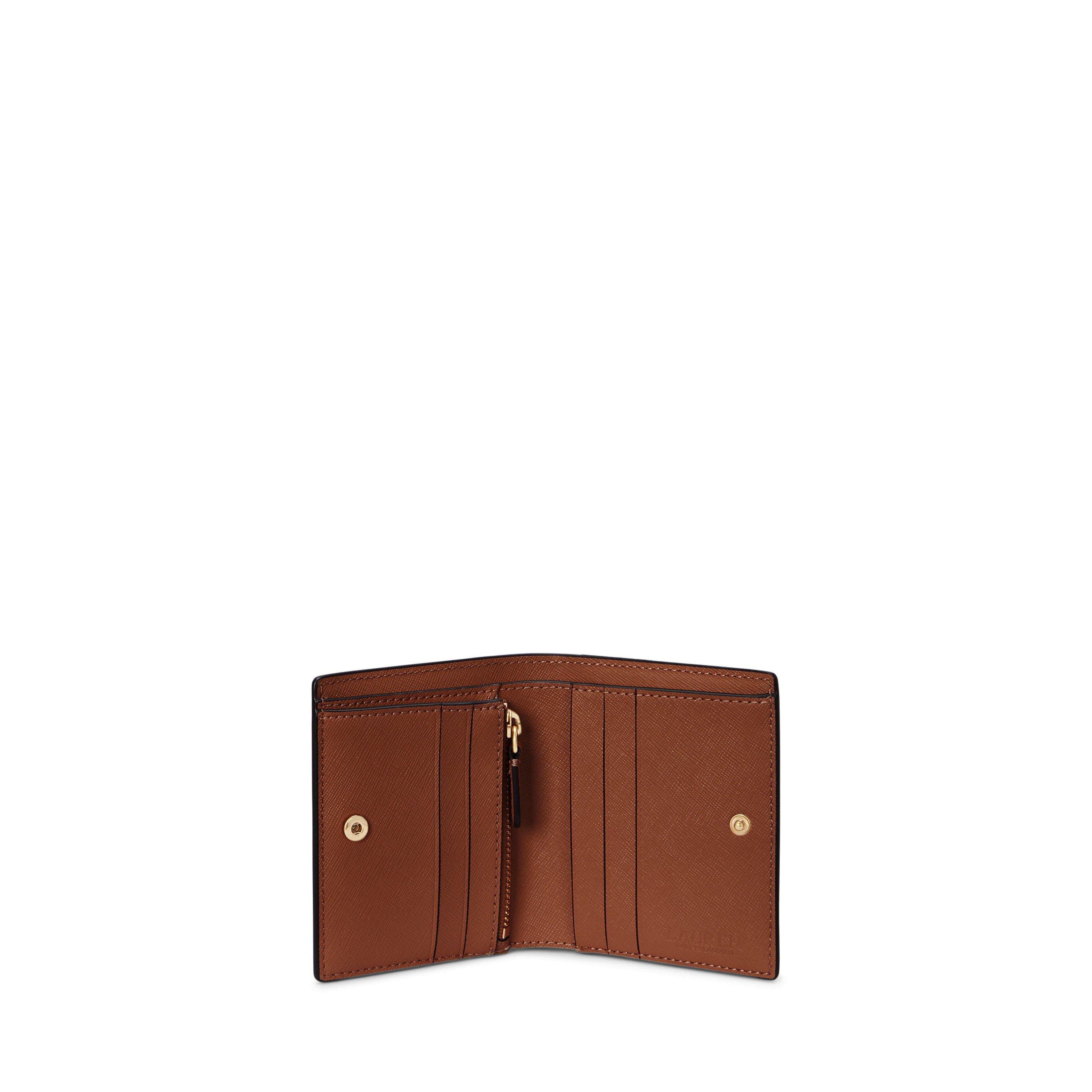 LAUREN TAN - Lauren by Ralph Lauren - Women's Compact Trifold Leather Billfold Wallet - 3