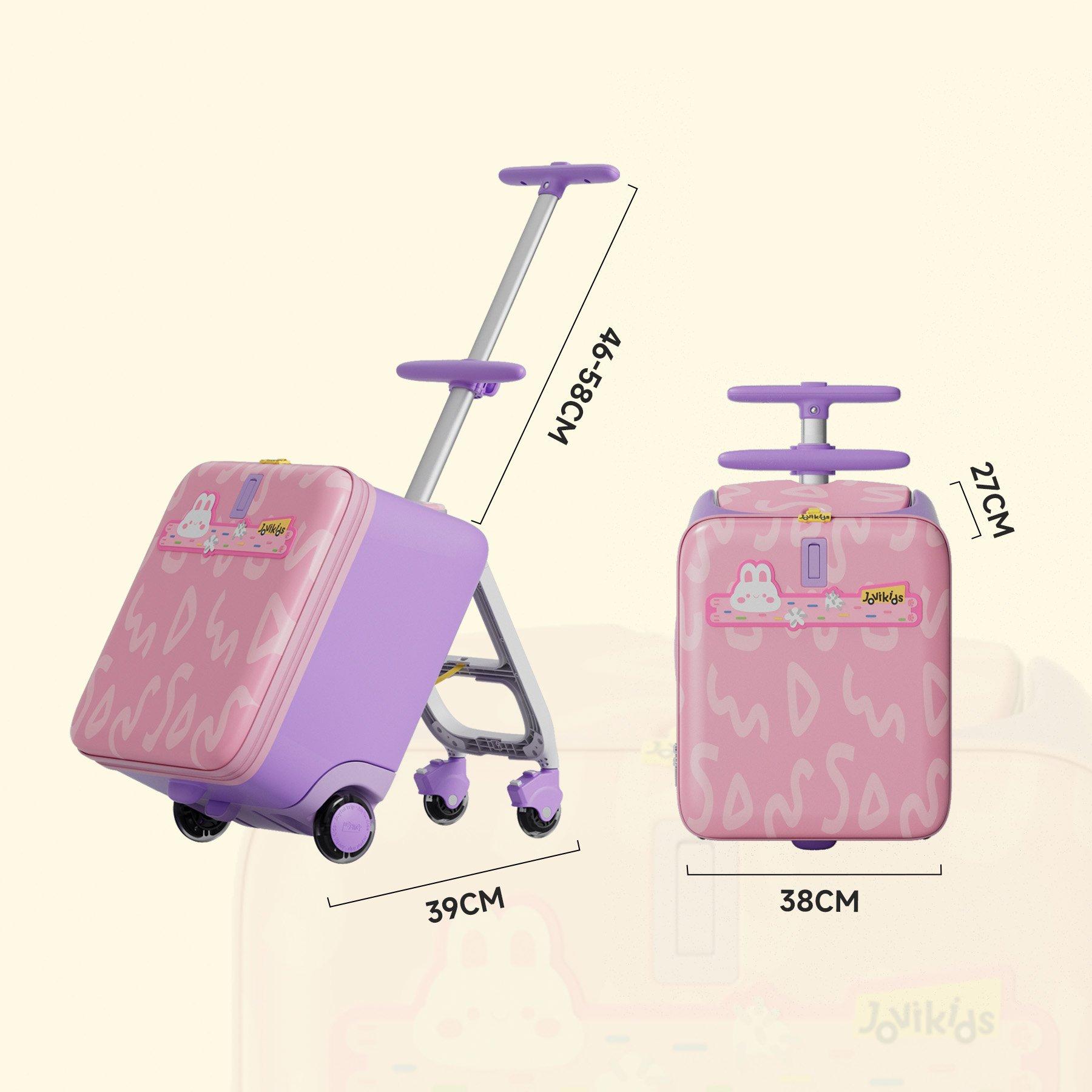 Pink - JoviKids - JoviKids 3-in-1 Childrens Ride-on Suitcase Pink - 7