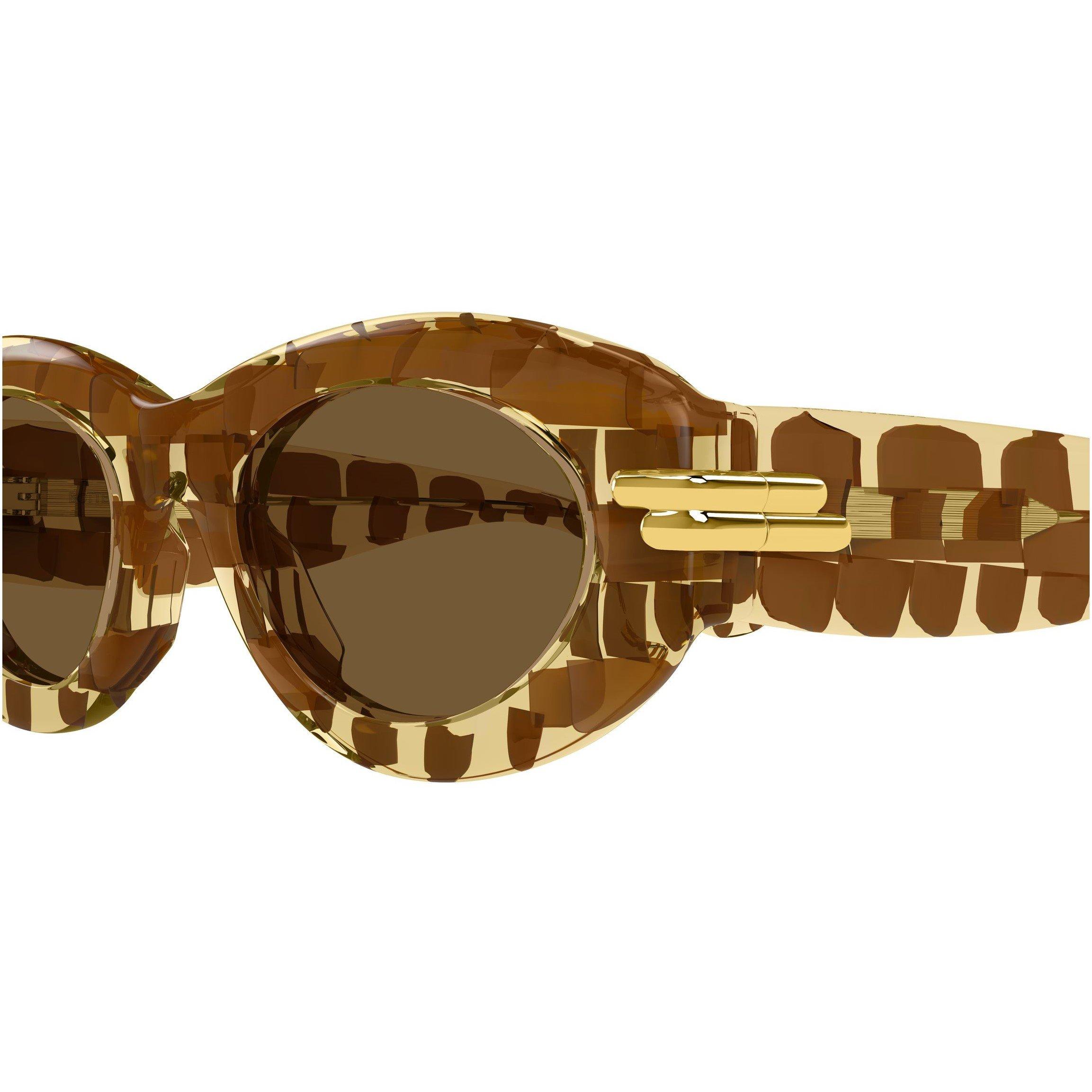Brown/Brown - Bottega Veneta - Women's BV1322S Sunglasses - 4