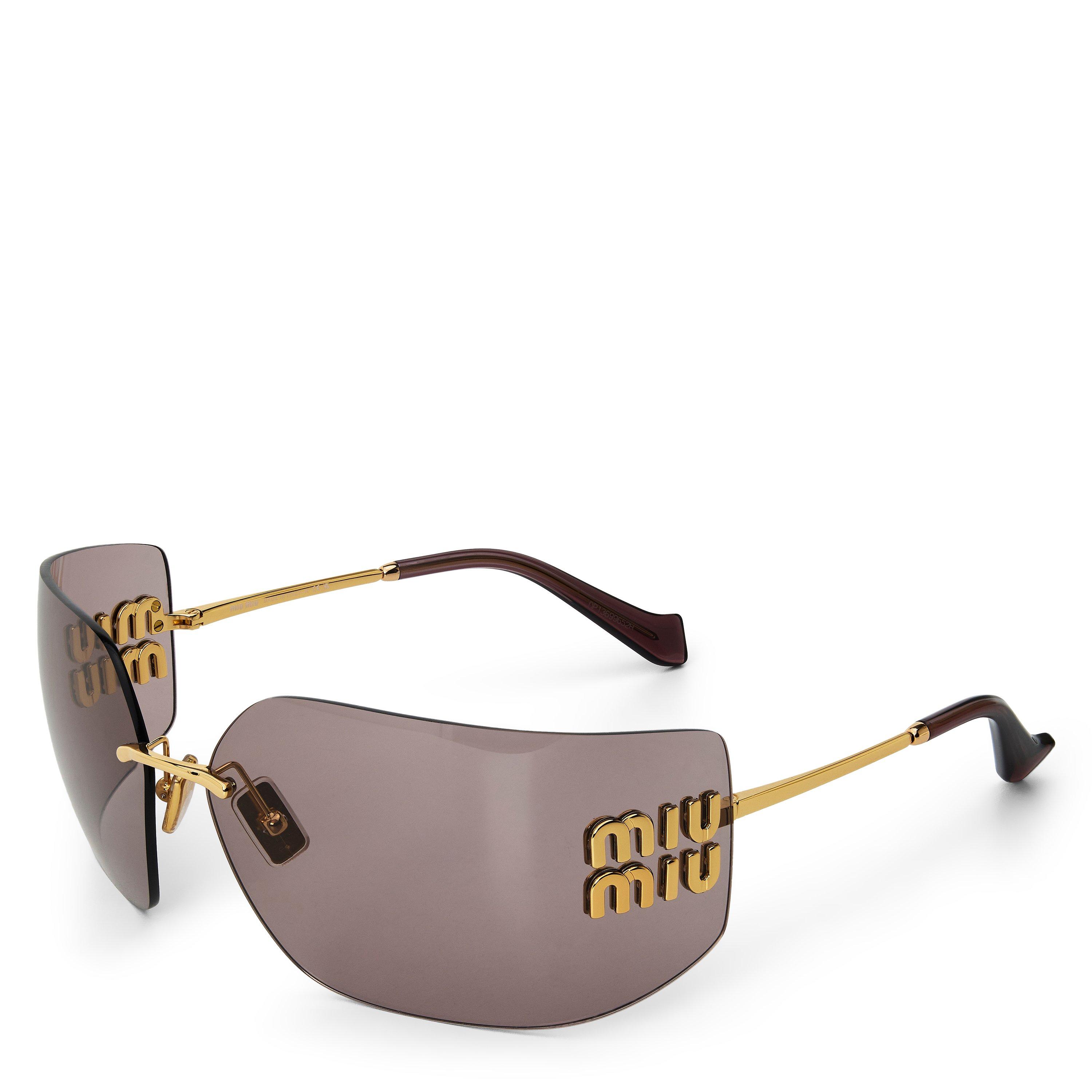 Miu Miu 0Mu 54Ys Sunglasses - Female - Sunglasses - Yellow - One Size - Accessories - Image 9