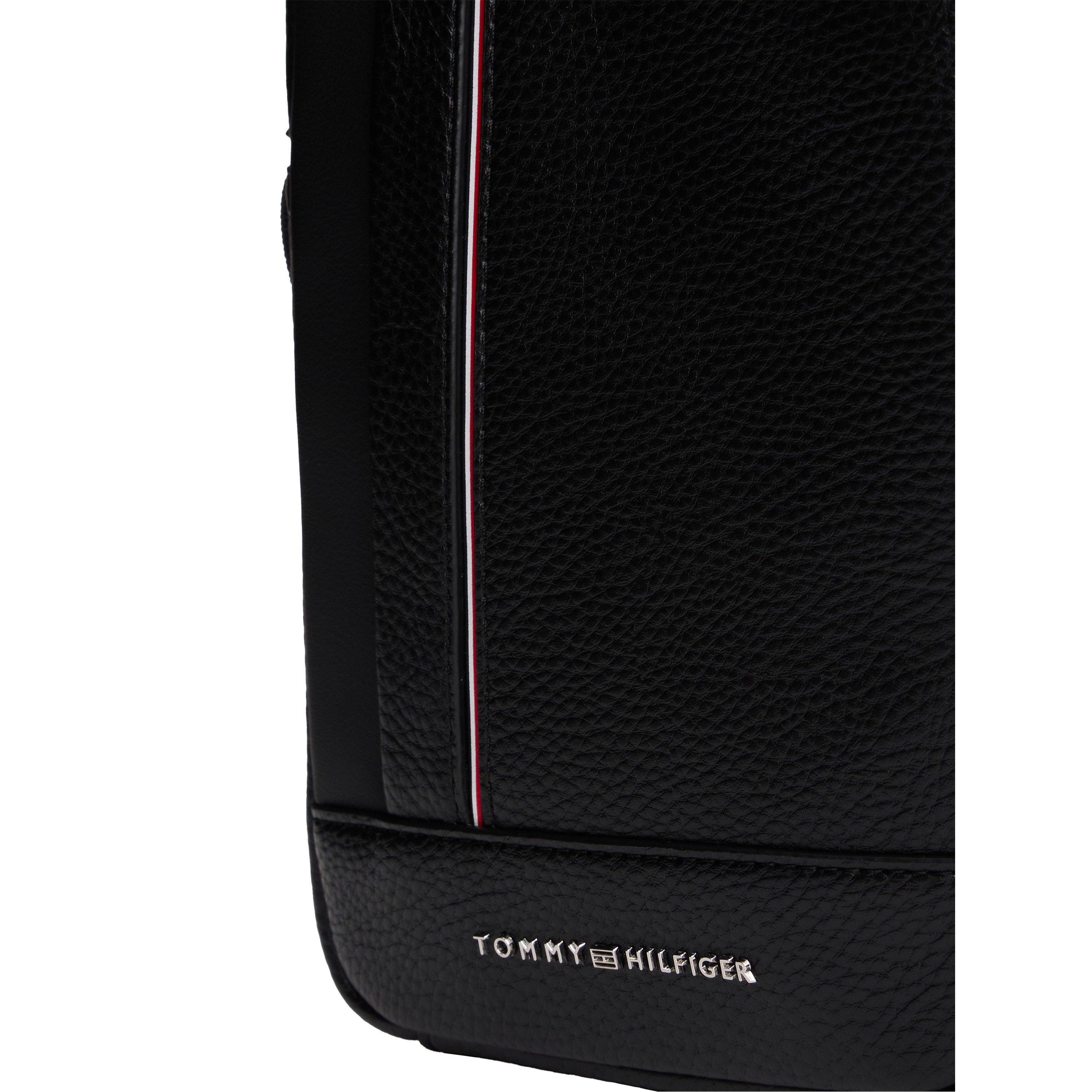 Black - Tommy Hilfiger - Men's Central Mini Reporter Cross Body Bag - 4