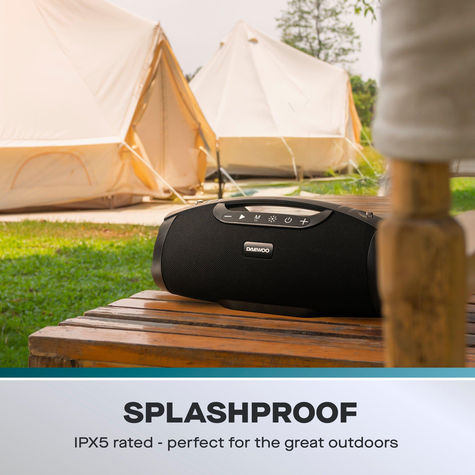 Black - Daewoo Electricals - PULSE PARTY SINGLE 6.5 INCH LED PARTY SPEAKER - 3