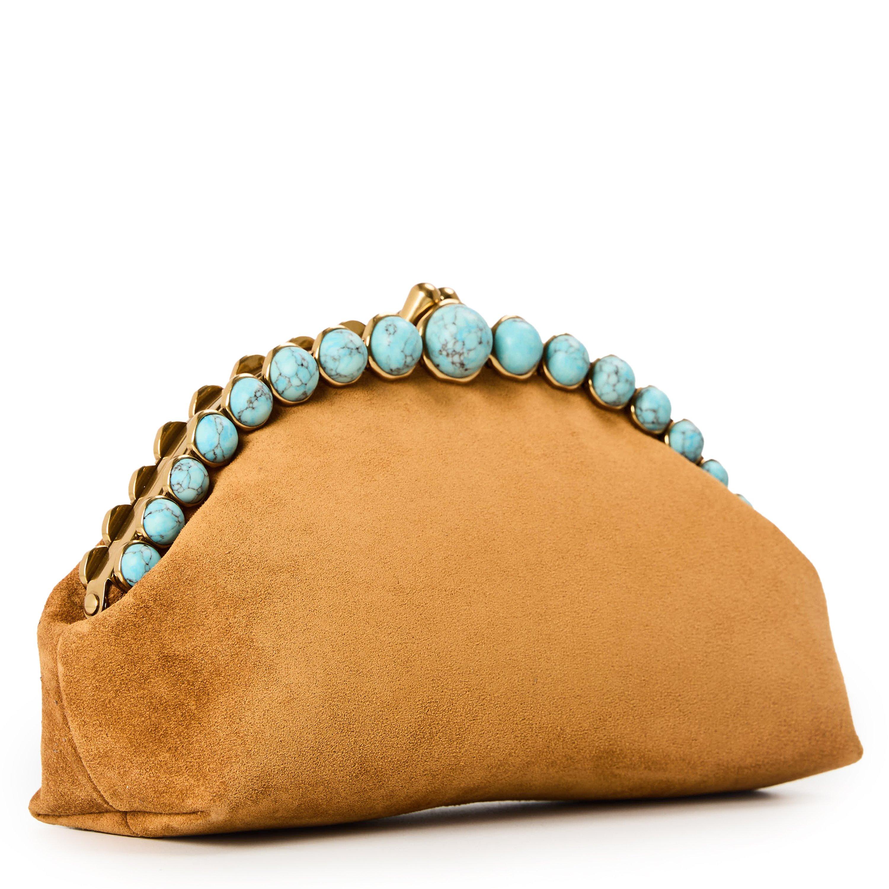 Toasted Caramel - Cult Gaia - Women's Clutch Bag - 2