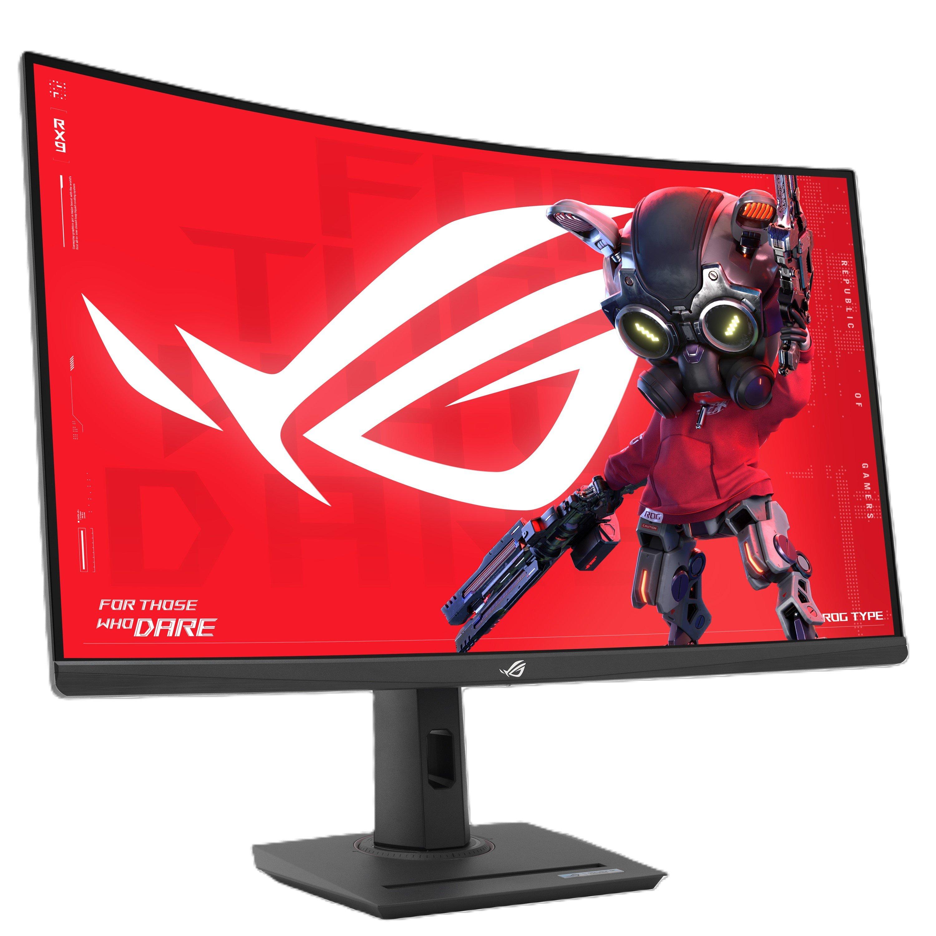 Black - ASUS - ROG Strix XG32WCMS 32 inch 280 Hz Curved Gaming - 2