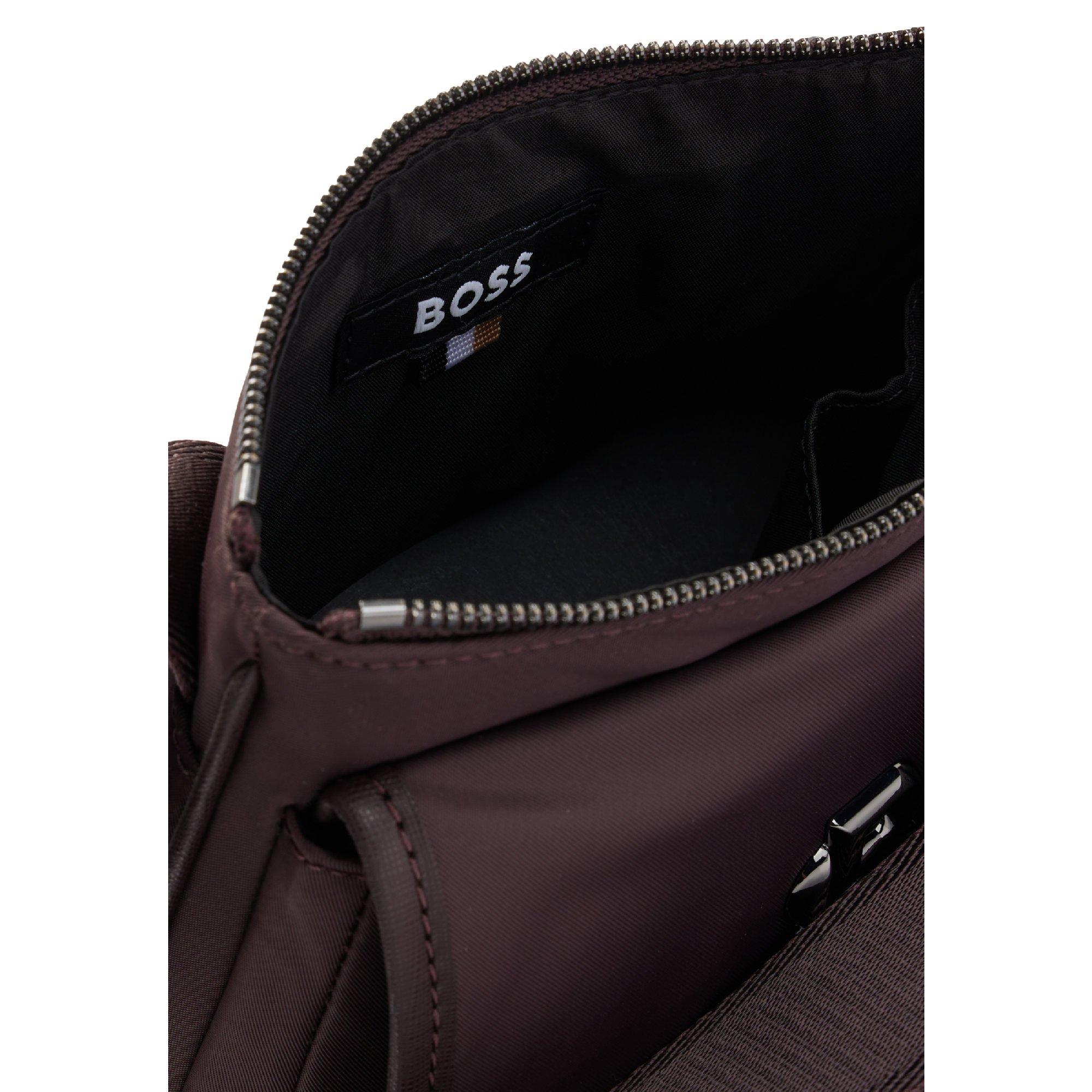 Dark Red - Boss - B Icon Tuc Envelope 10260368 0 Shoulder Bag Mens - 3