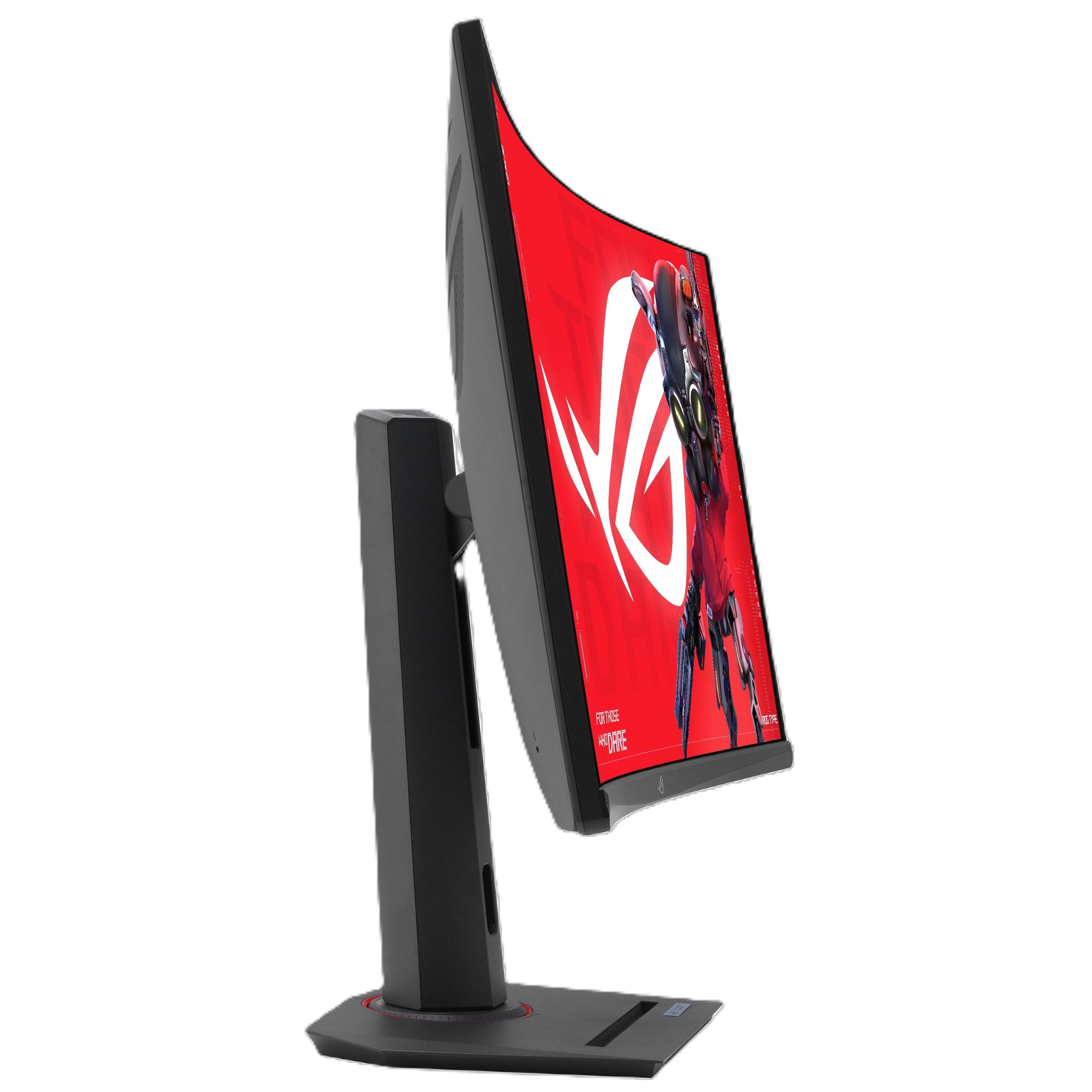 Black - ASUS - ROG Strix XG32WCS 32 inch 180 Hz USB-C Curved Gaming Monitor - 4