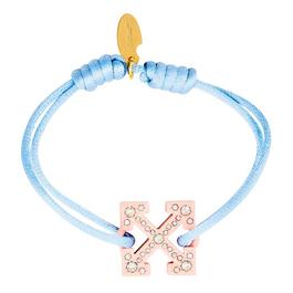 Off White Arrow Crystal Bracelet